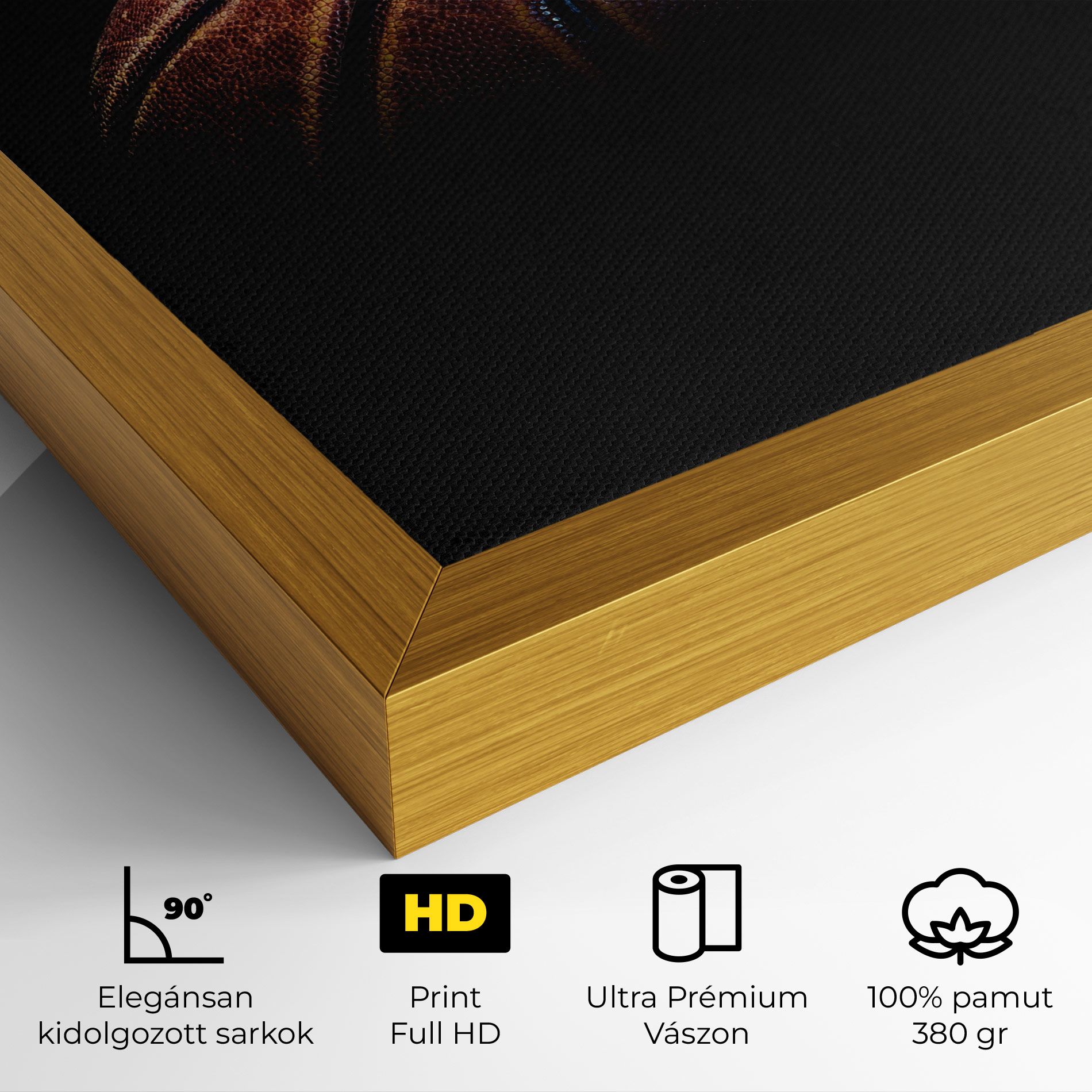 Basketball Ball In Dark mockup 4