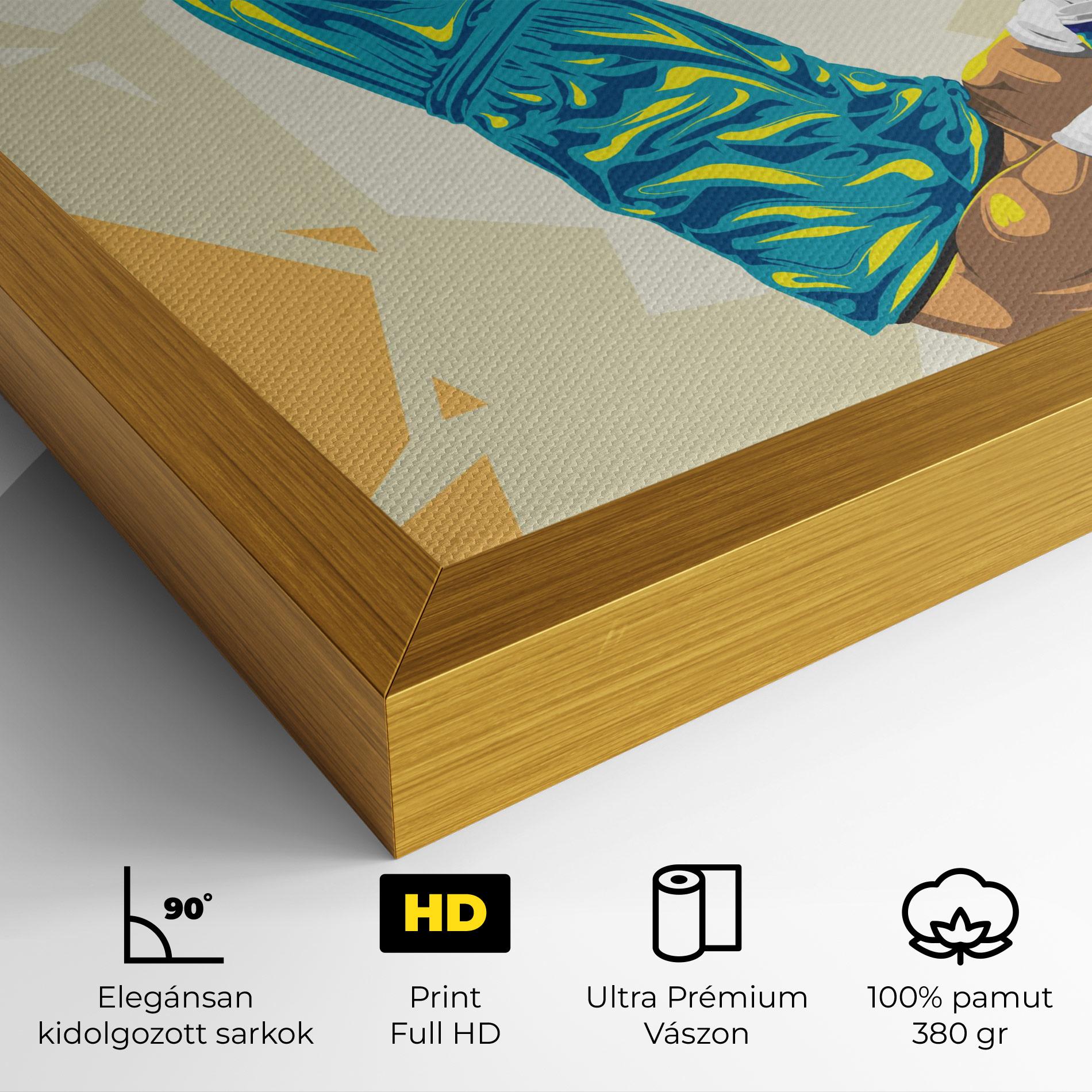 Vászonkép Basketball Dunk Pose mockup 4