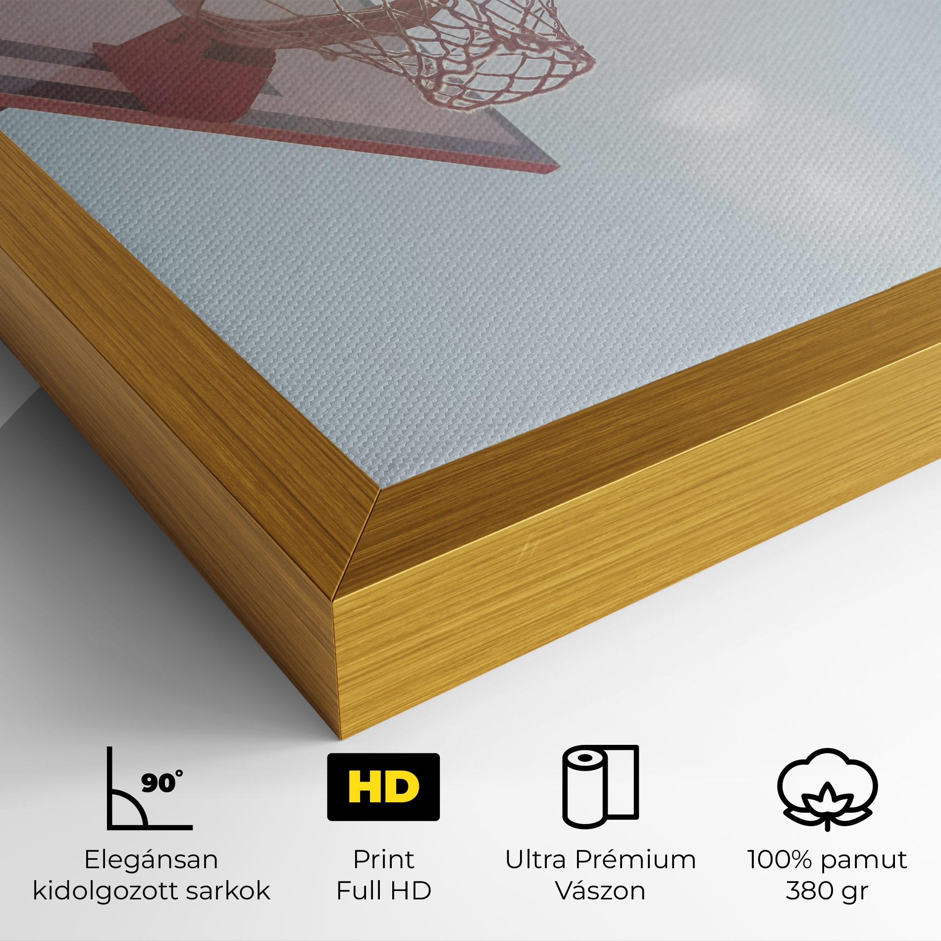 Vászonkép Basketball Hoop mockup 4