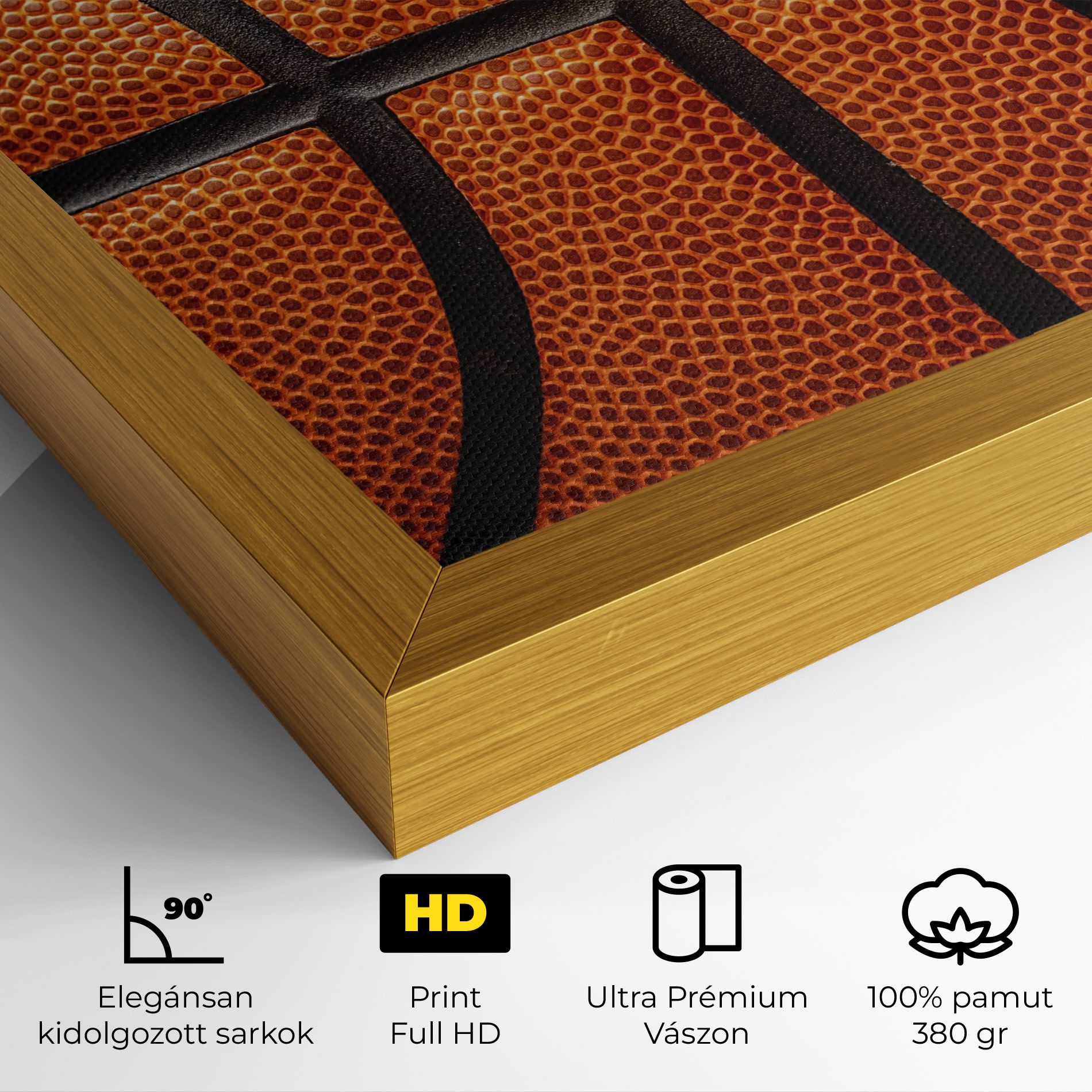 Close Up Leather Basketball mockup 4