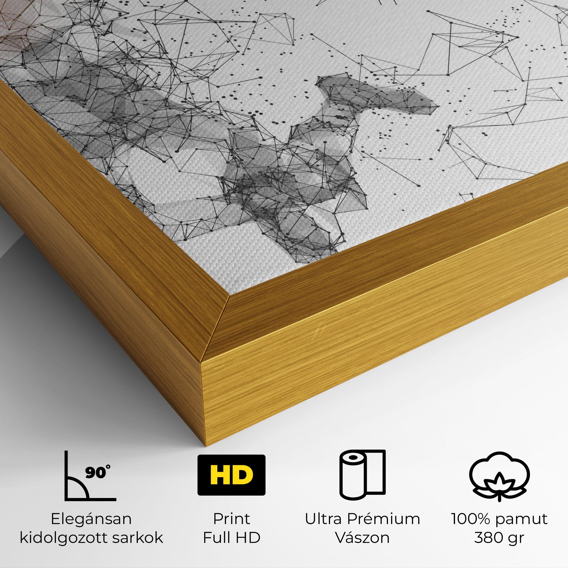 Vászonkép Orange Line Basket mockup 4