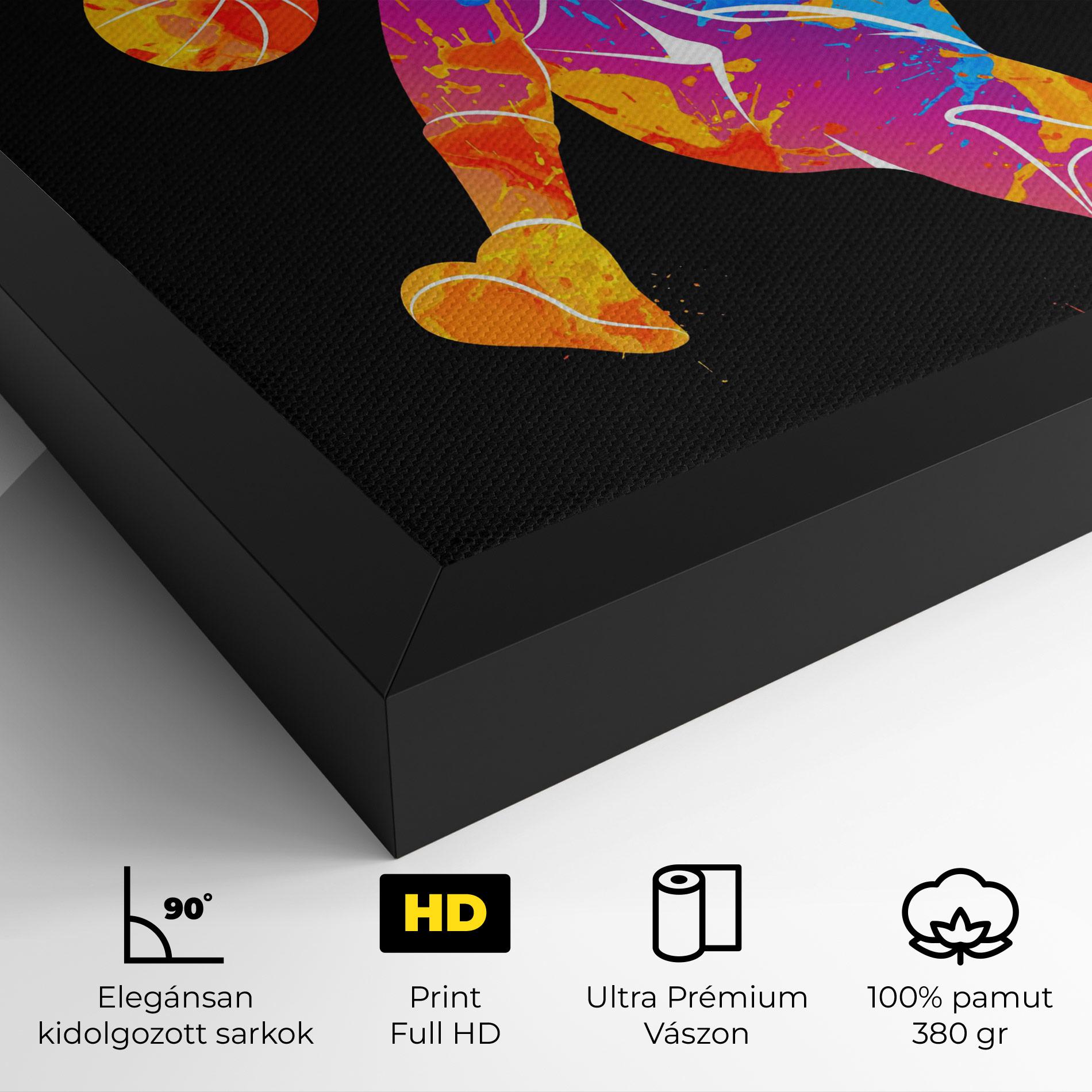 Vászonkép Blue Basket Hoop mockup 4