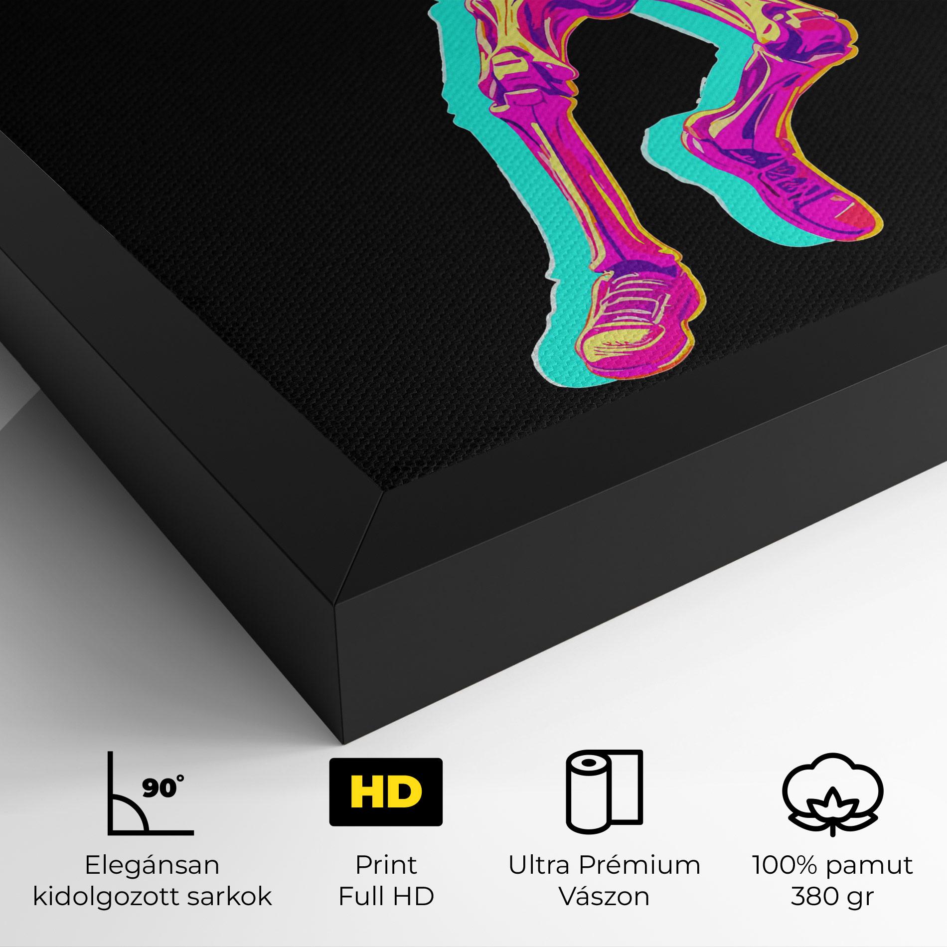 Vászonkép Skeleton Basketball mockup 4