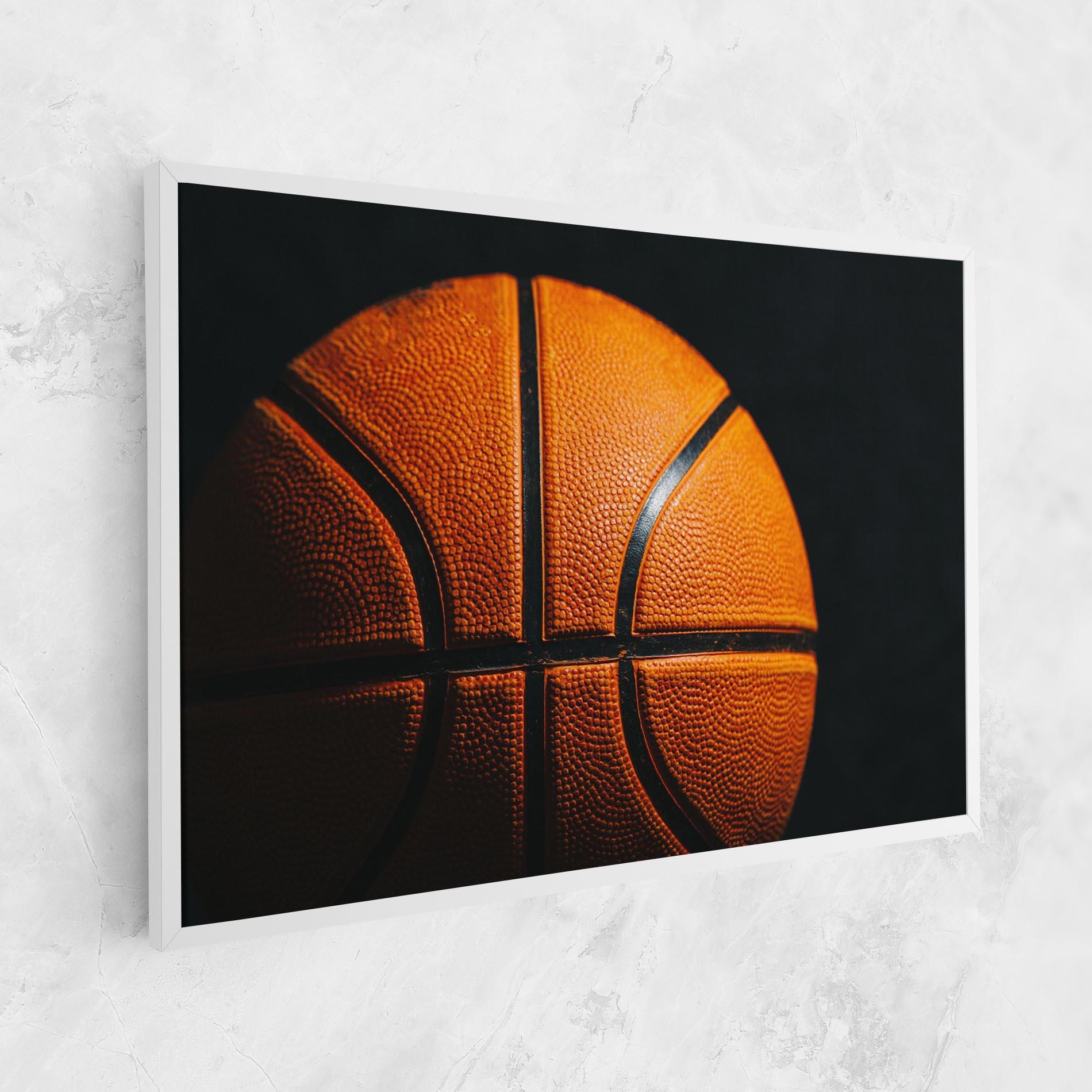 Vászonkép Orange Basketball mockup 1