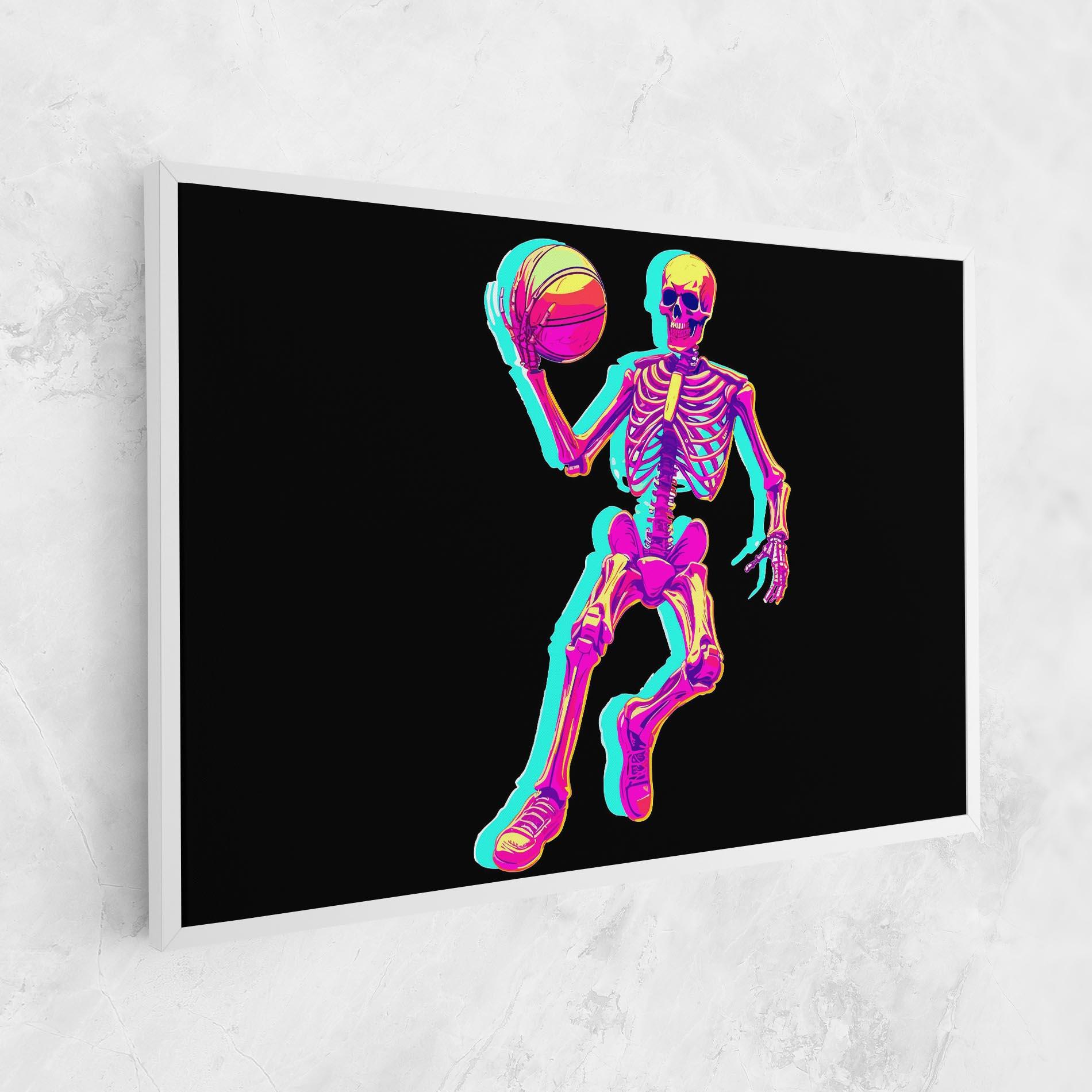 Vászonkép Skeleton Basketball mockup 1