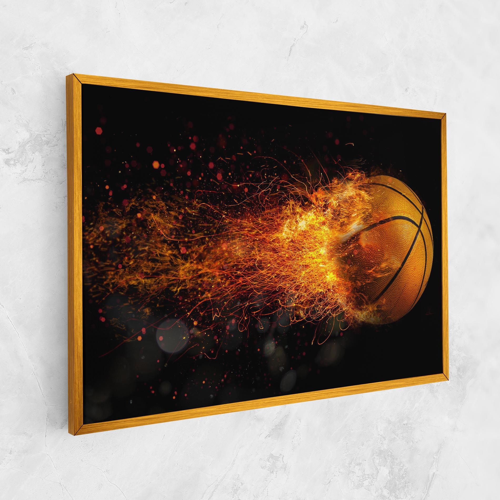 Basket Ball Flame mockup 1