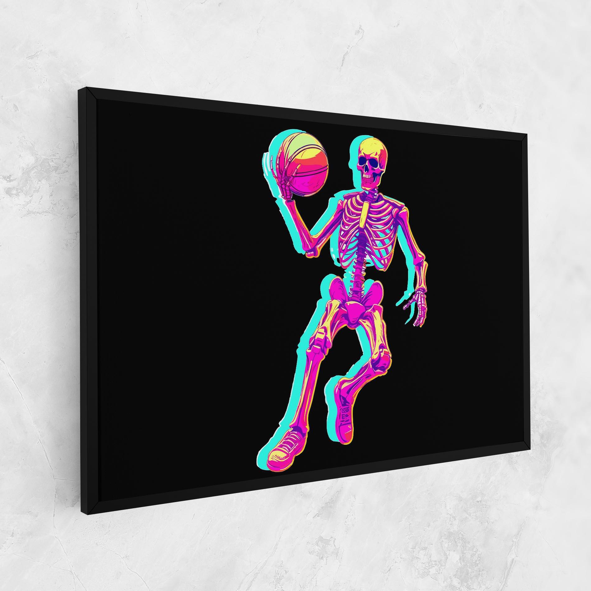 Vászonkép Skeleton Basketball mockup 1