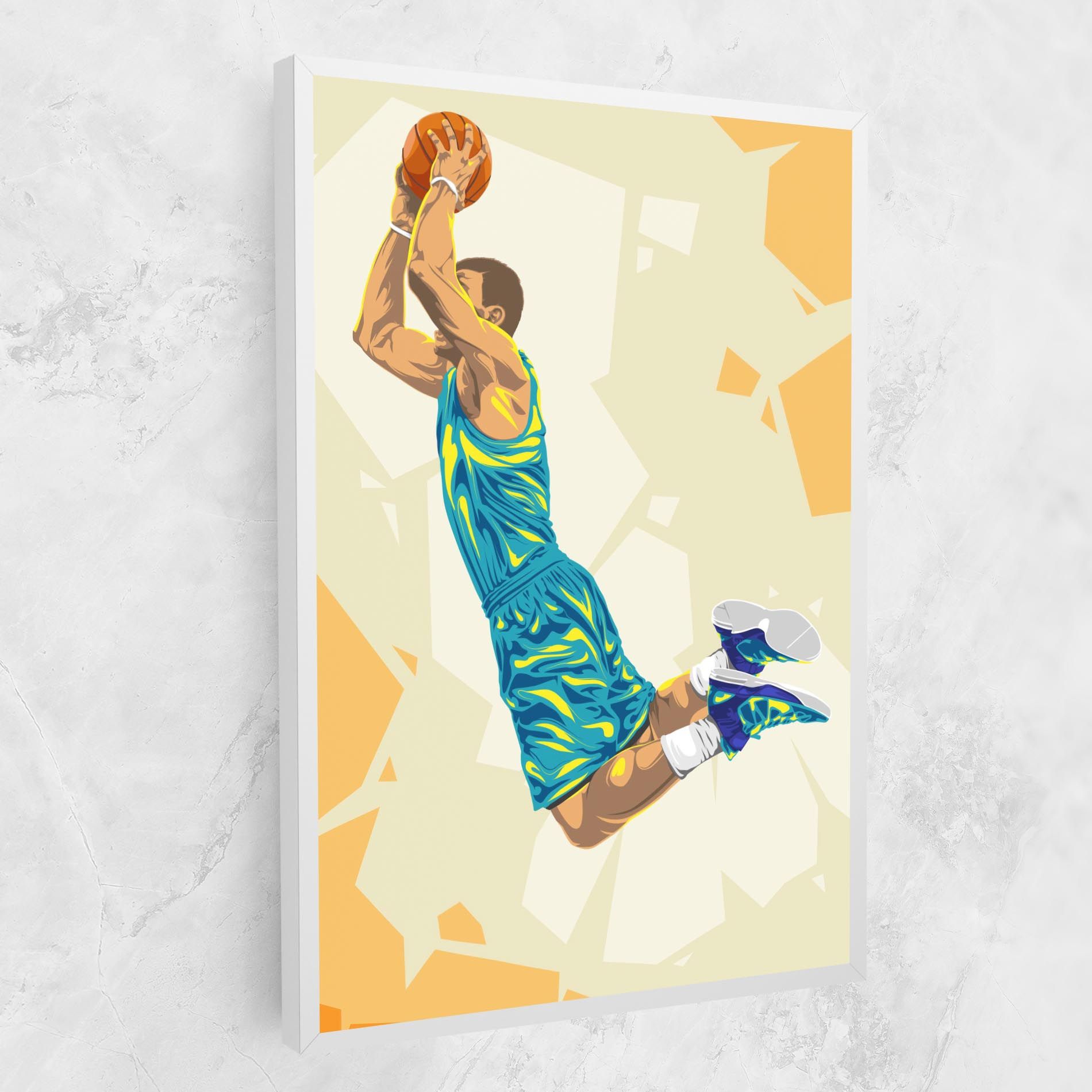 Basketball Dunk Pose mockup 1