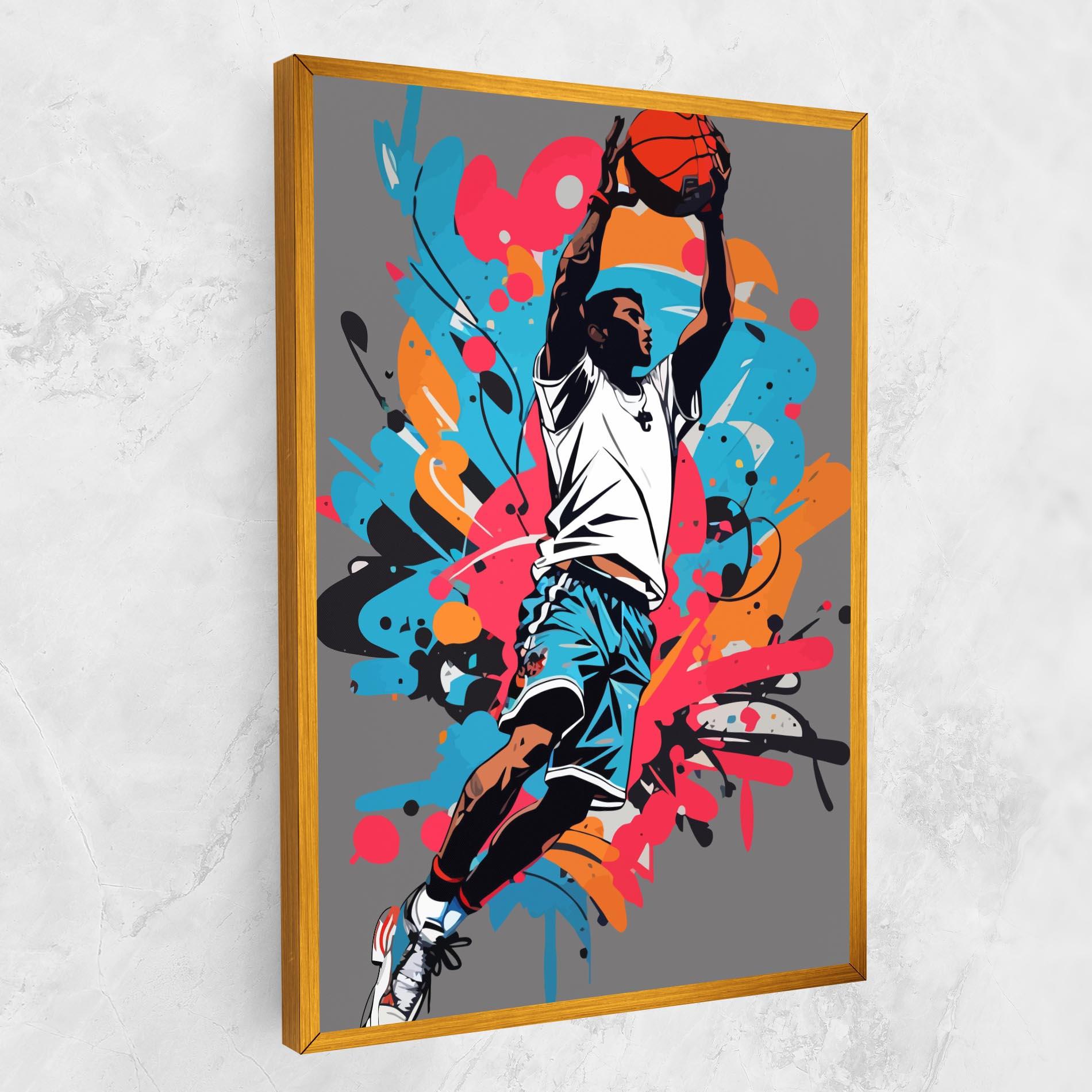 Vászonkép Blue Red Basket mockup 1