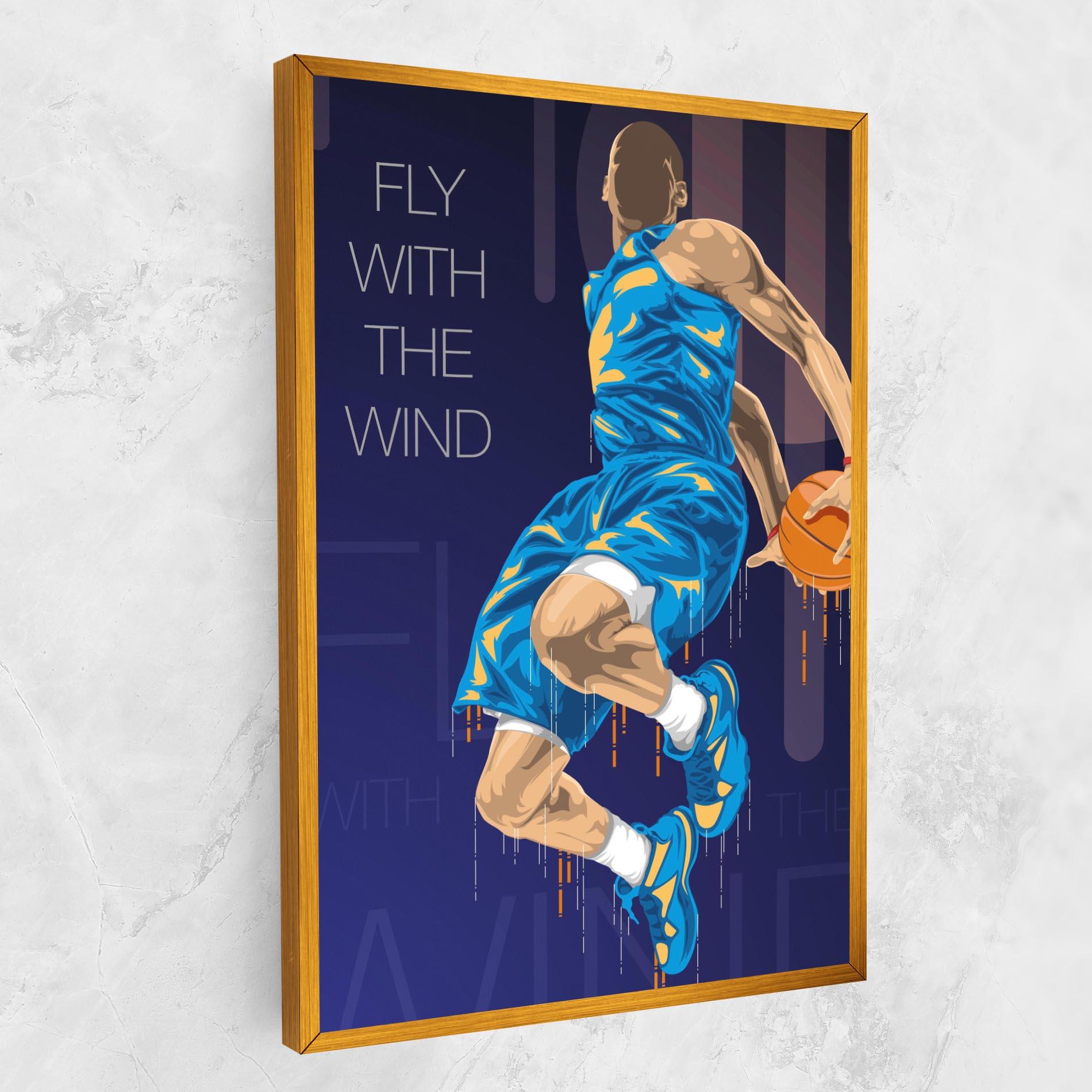Vászonkép Fly With The Wind mockup 1