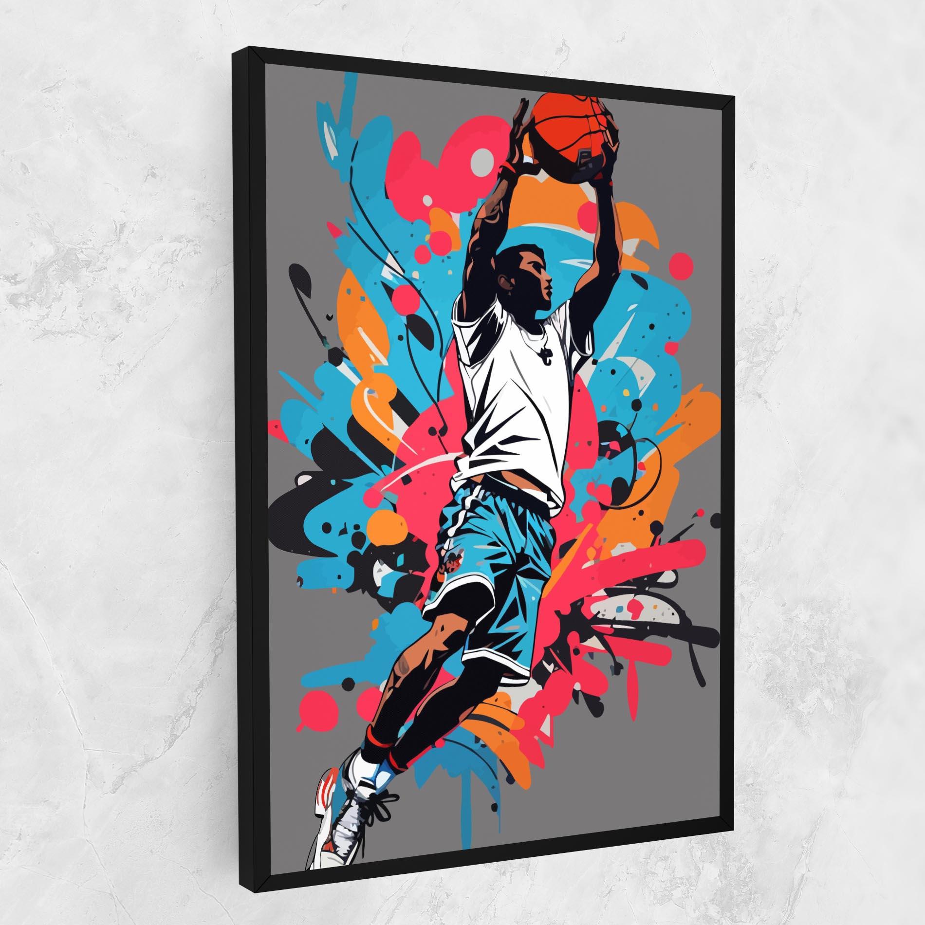 Vászonkép Blue Red Basket mockup 1