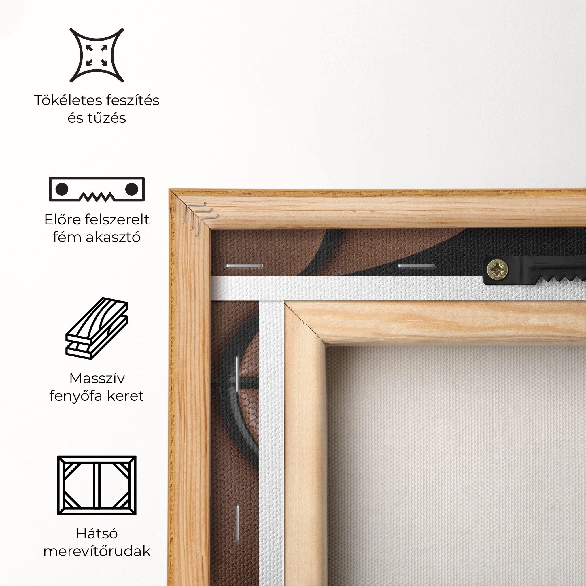 Vászonkép 3d Basketball Ball mockup 5