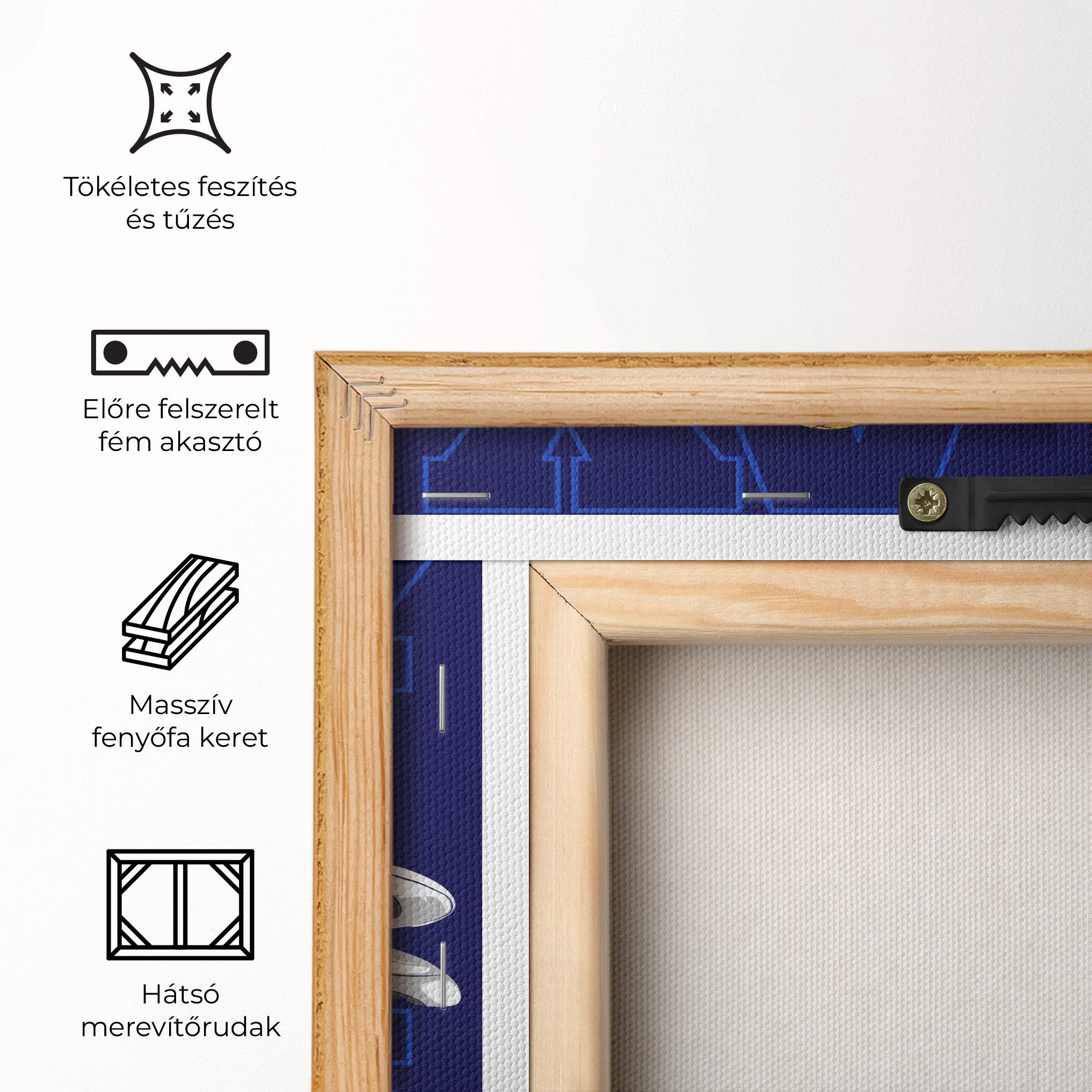 Vászonkép Basketball Blue mockup 5