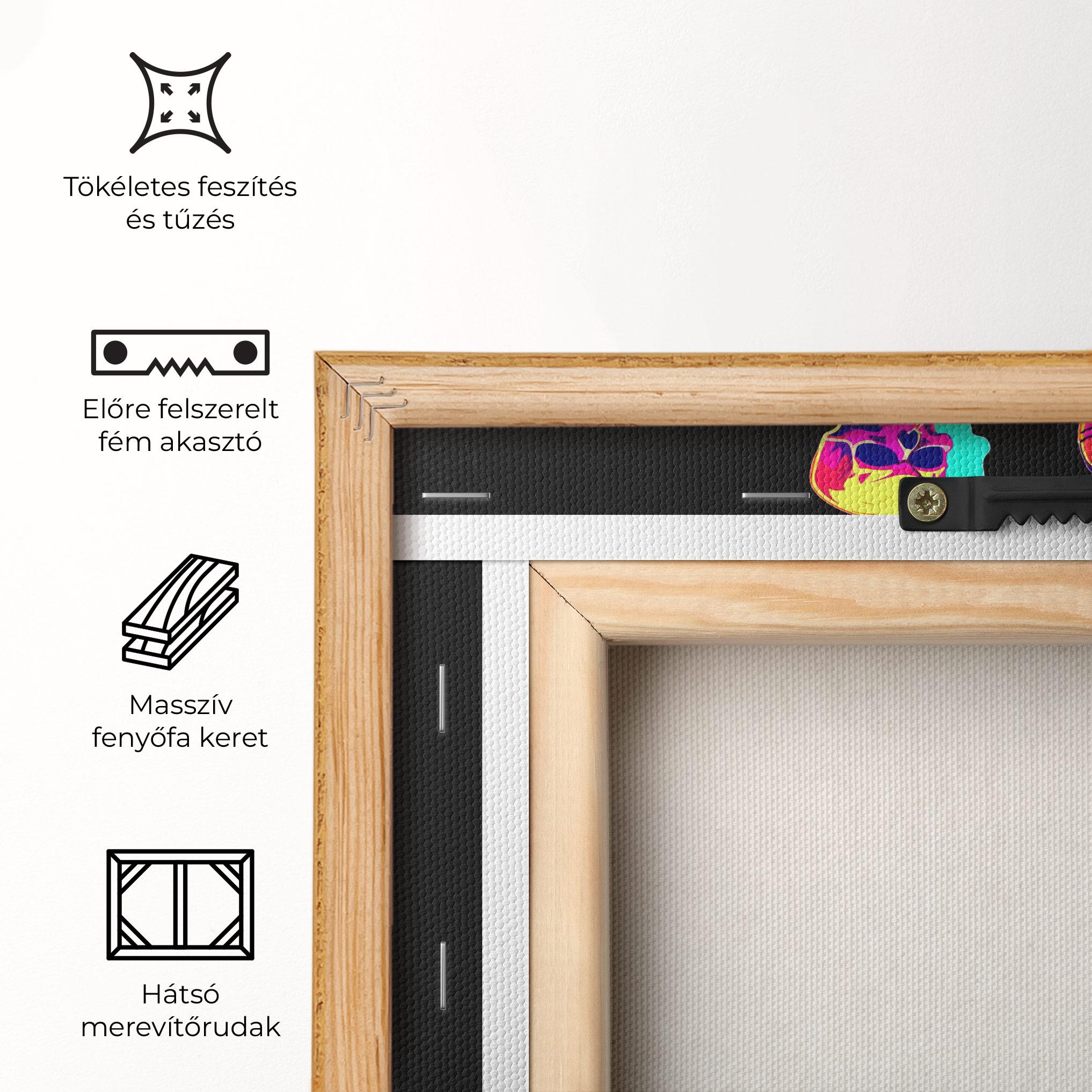 Vászonkép Skeleton Basketball mockup 5