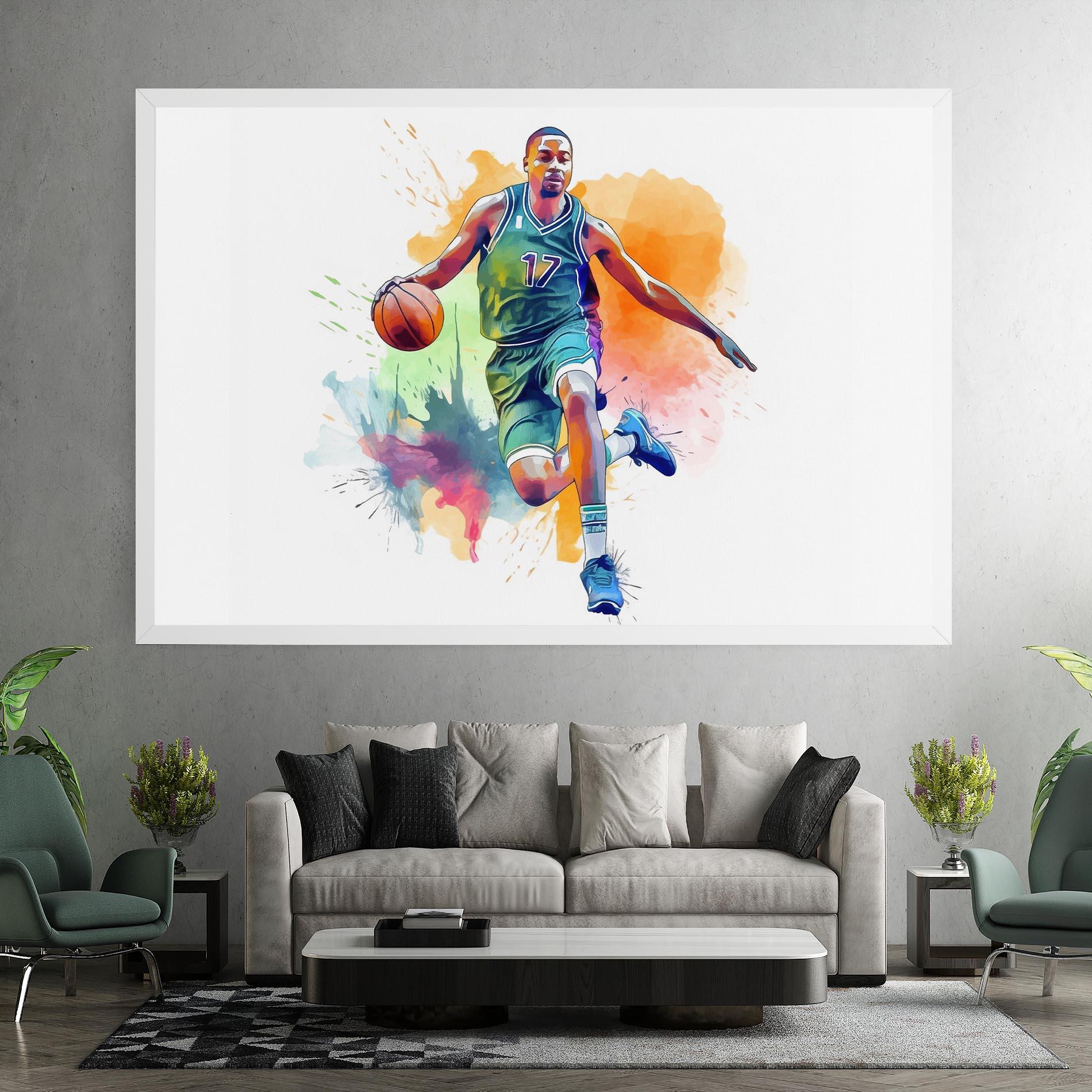 Vászonkép Playing Basket mockup 7