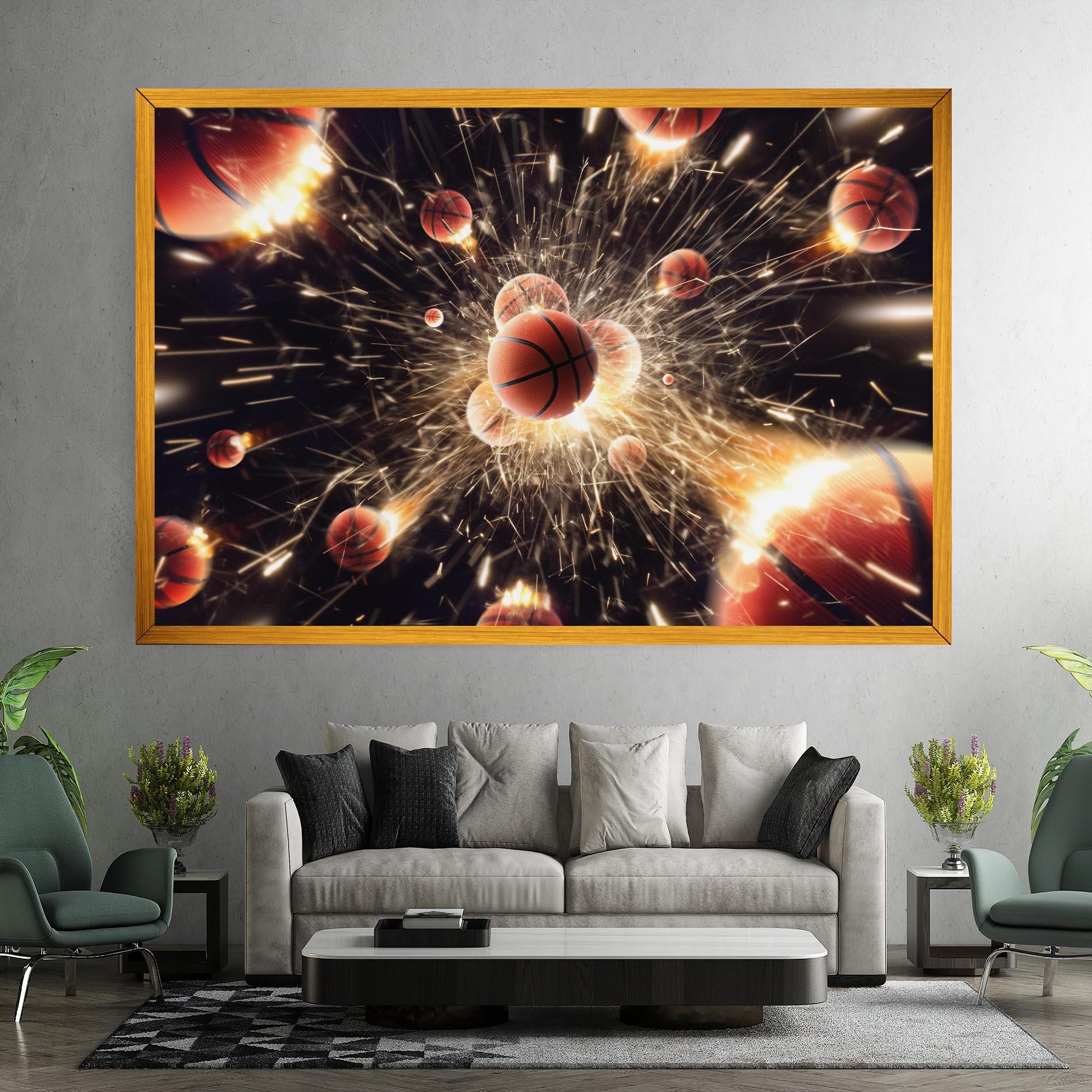 Vászonkép Basketball Explosion mockup 7