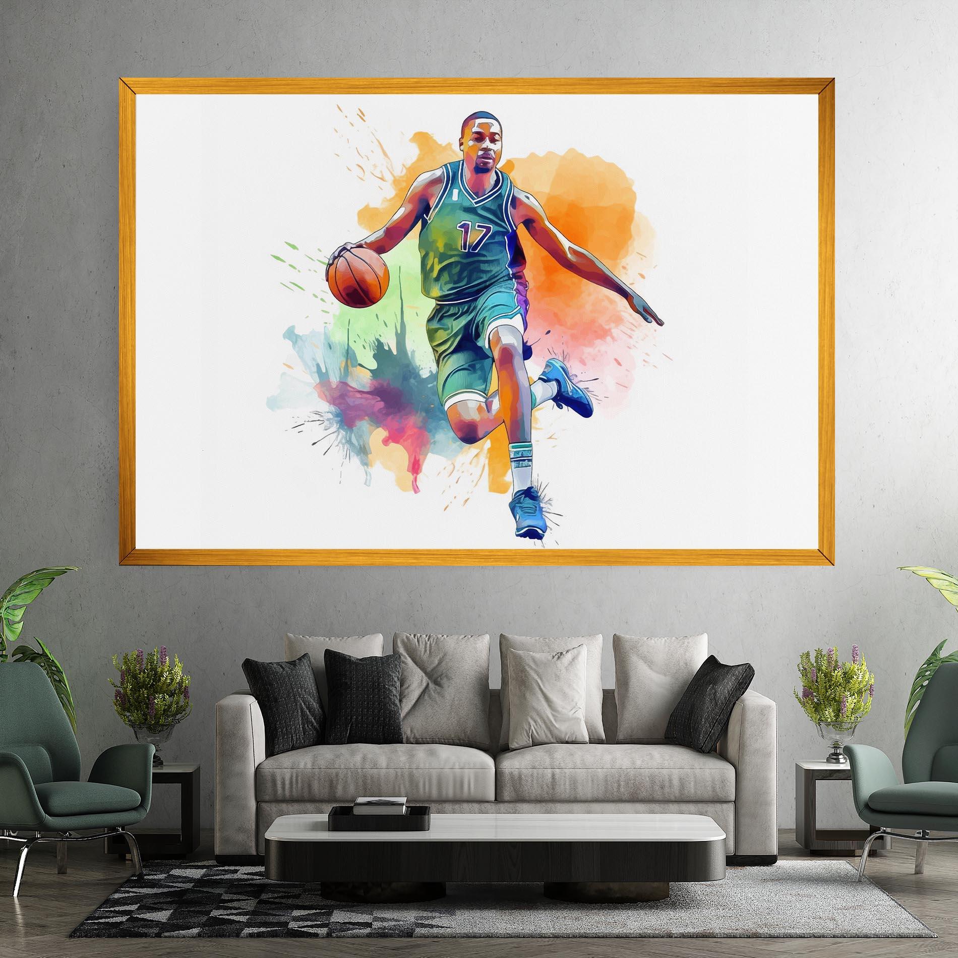 Vászonkép Playing Basket mockup 7