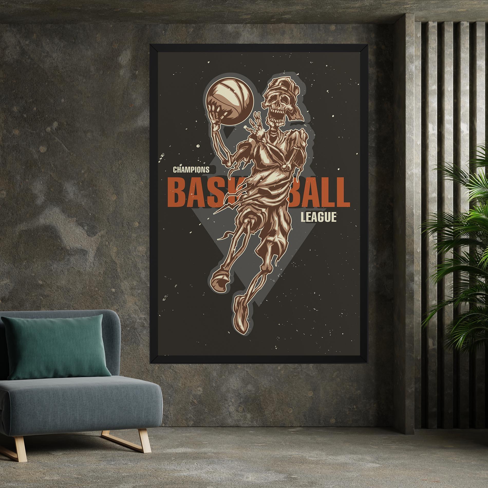 Vászonkép Basketball League mockup 7