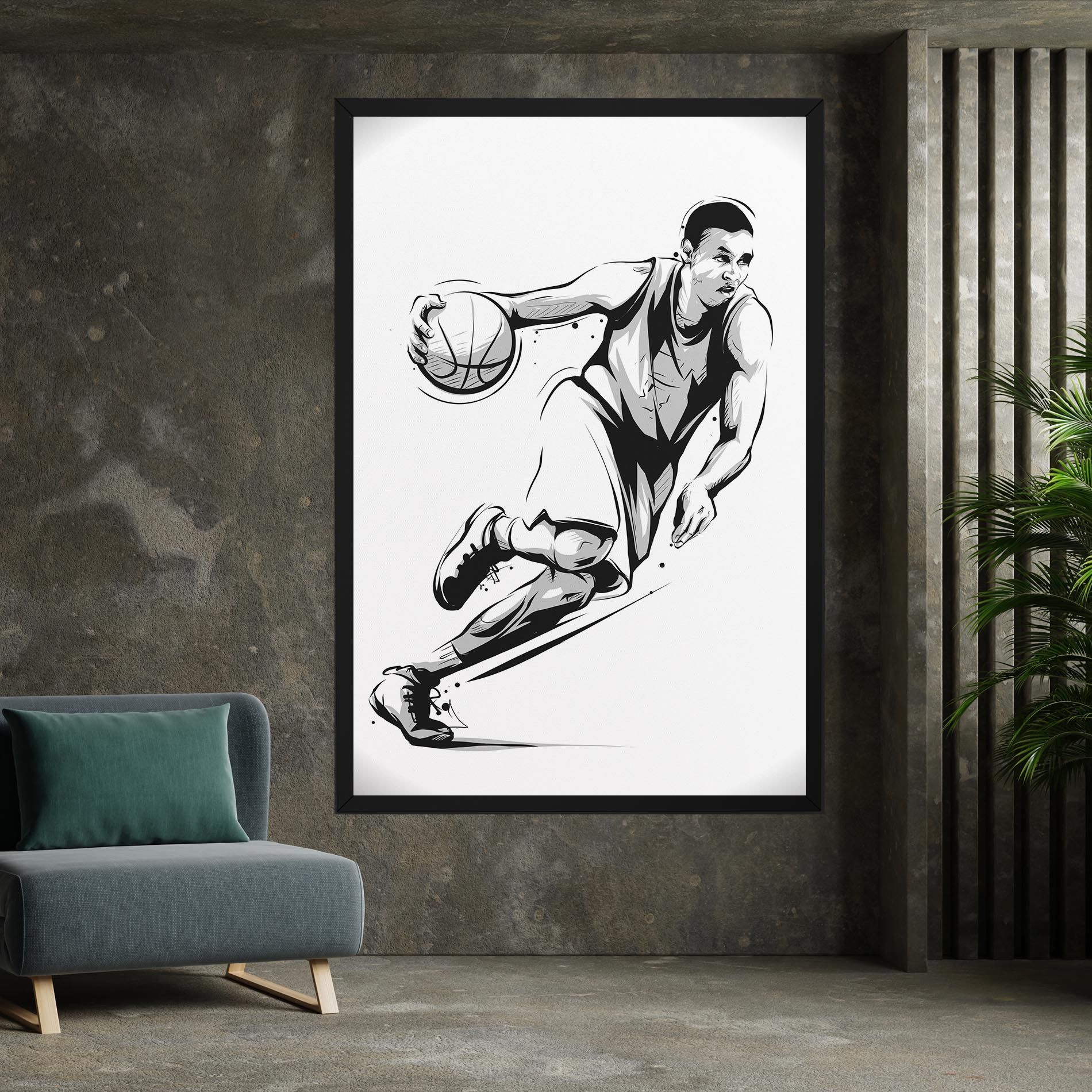 Basketball Player Line mockup 7