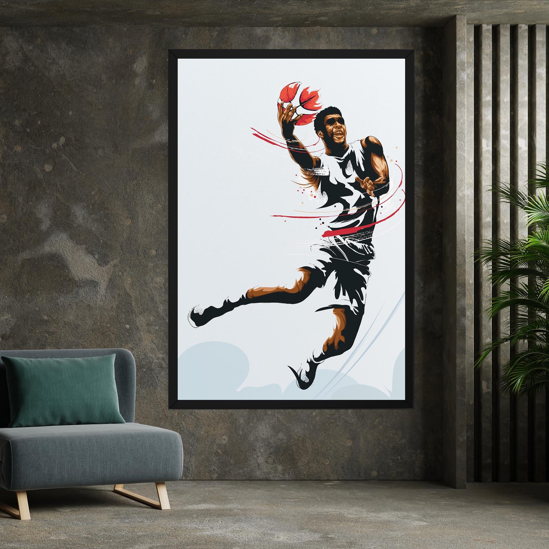 Vászonkép Basketball Shot mockup 7