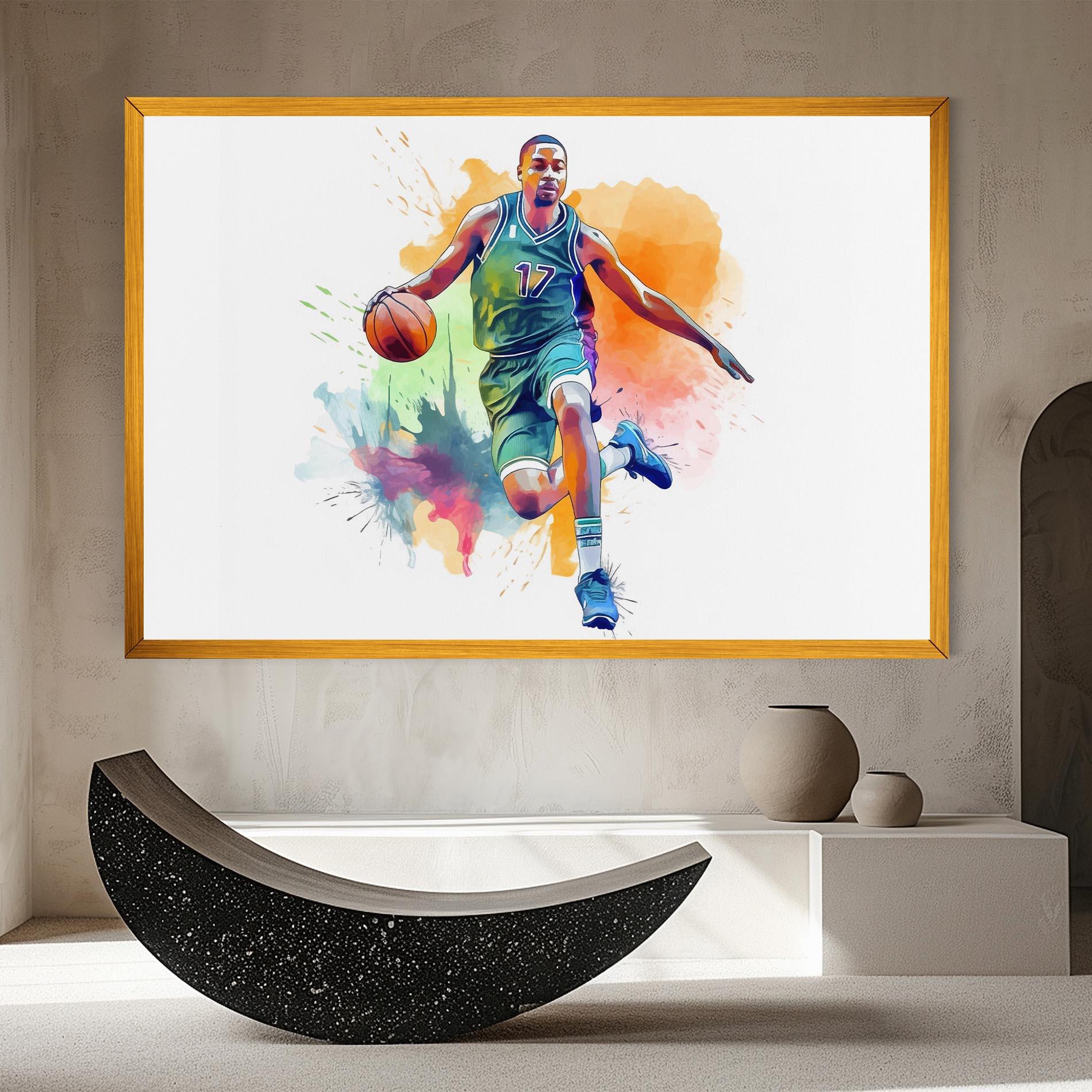 Vászonkép Playing Basket mockup 8