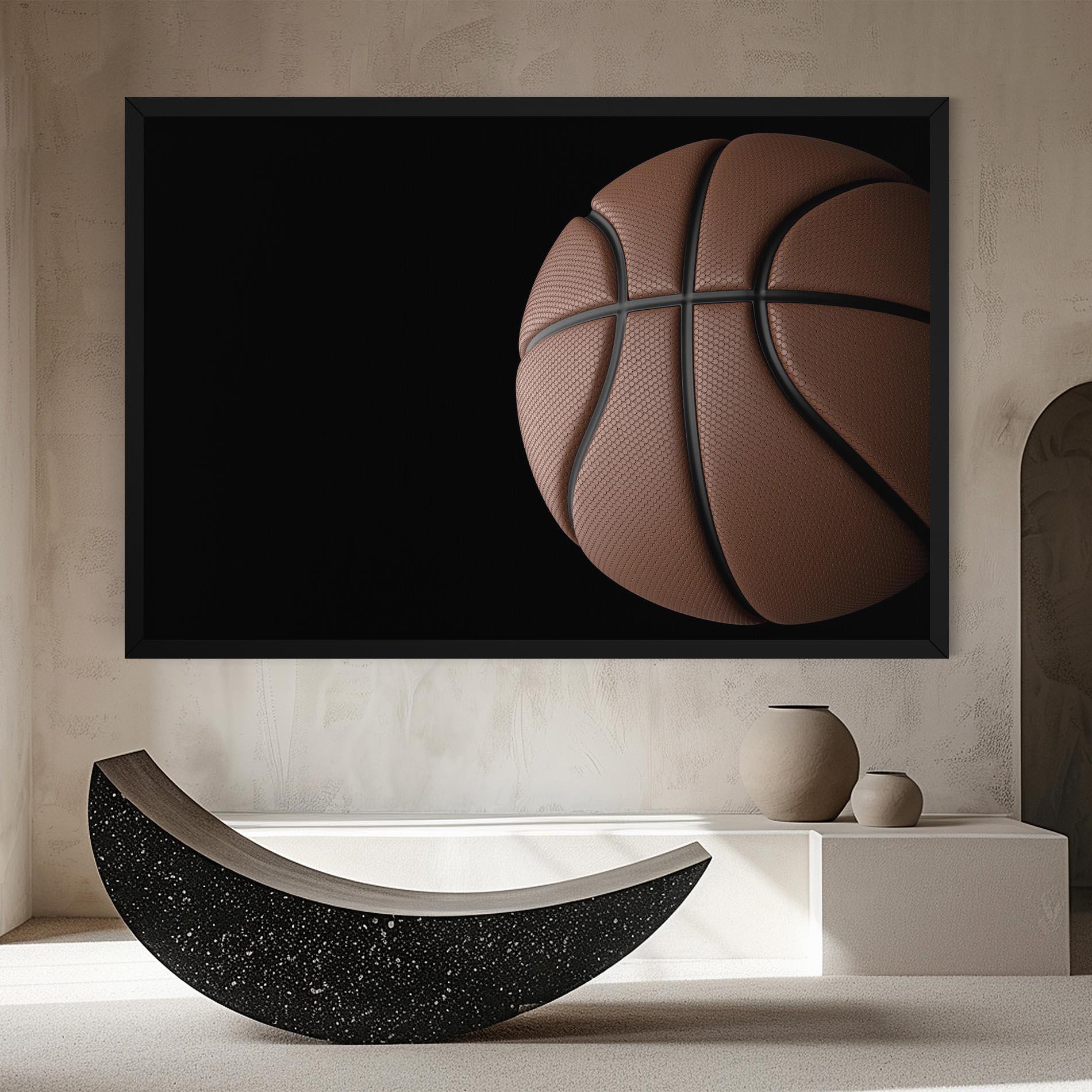 Vászonkép 3d Basketball Ball mockup 8