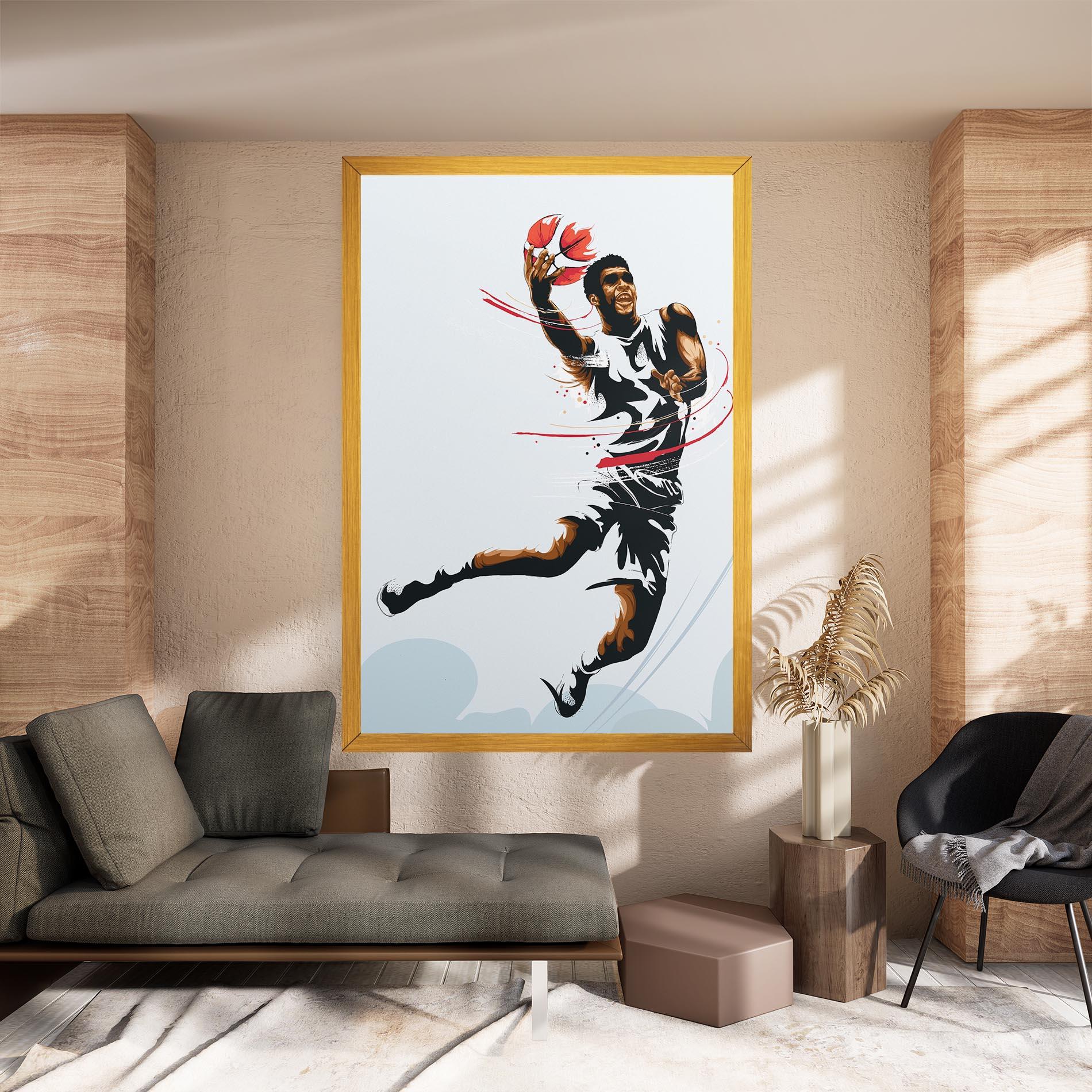 Vászonkép Basketball Shot mockup 8