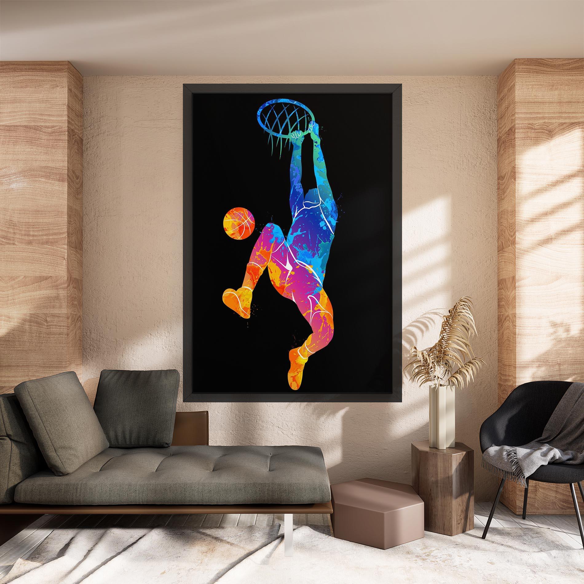 Vászonkép Blue Basket Hoop mockup 8