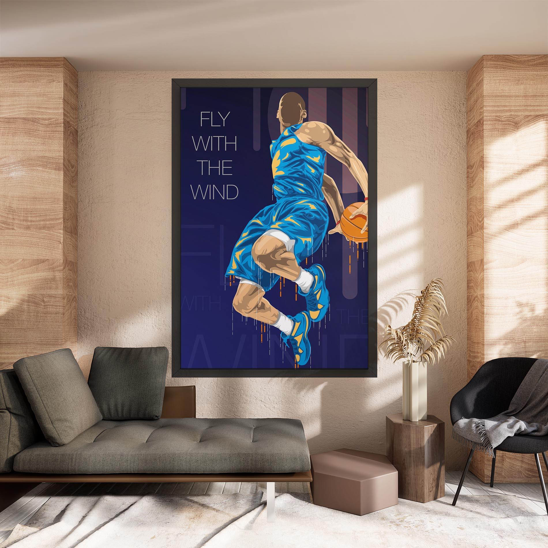 Vászonkép Fly With The Wind mockup 8