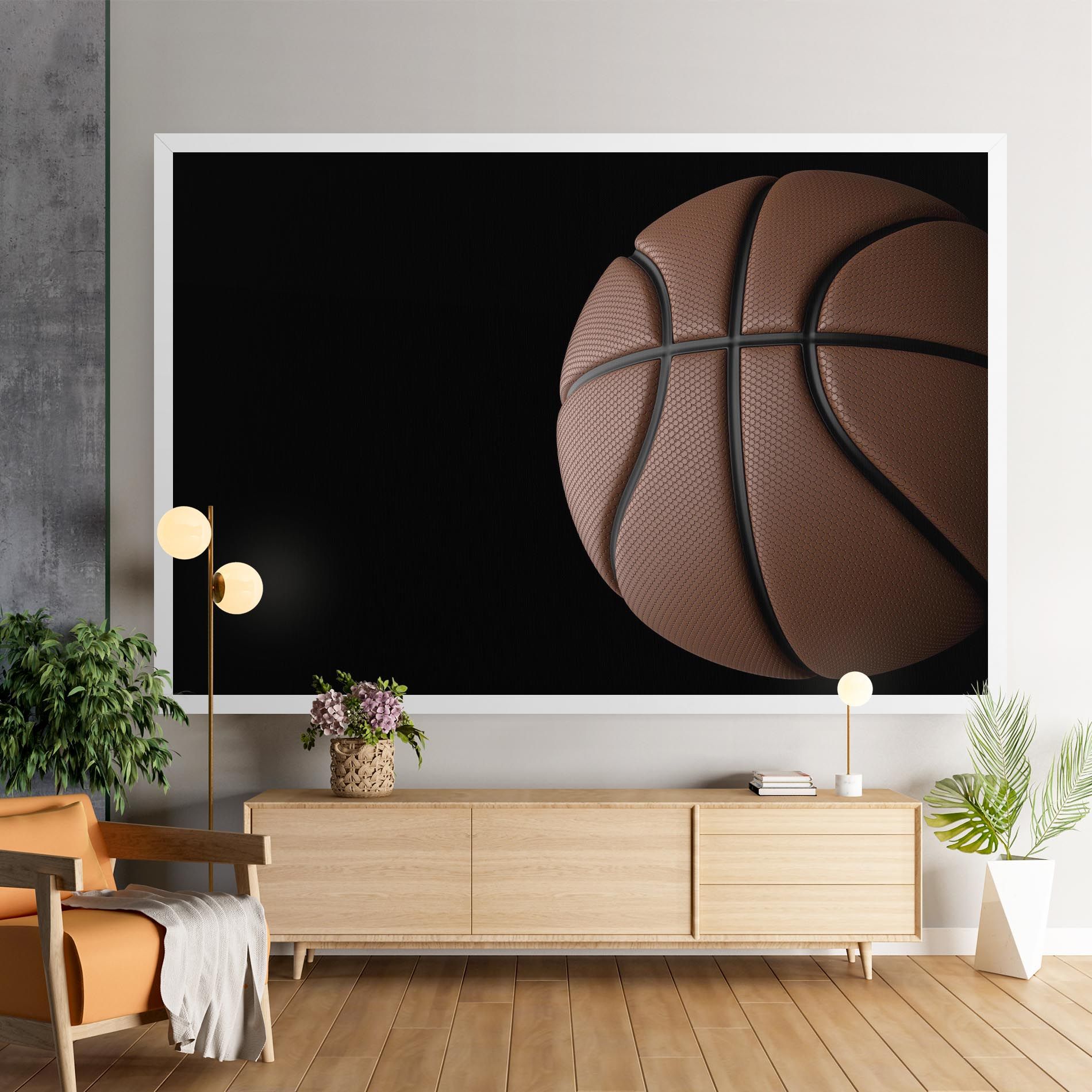 3d Basketball Ball mockup 9