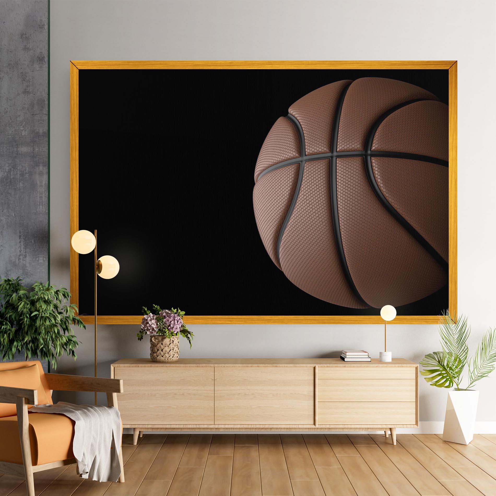 Vászonkép 3d Basketball Ball mockup 9