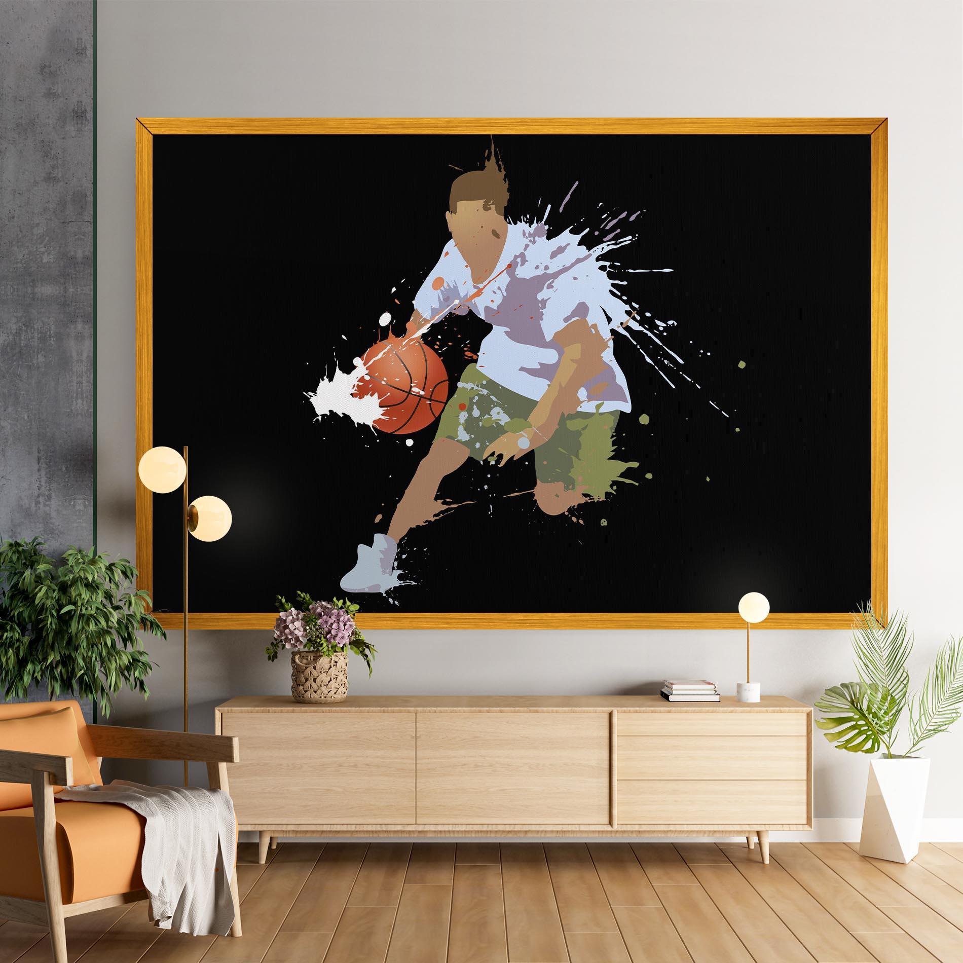 Vászonkép Basket Splash mockup 9