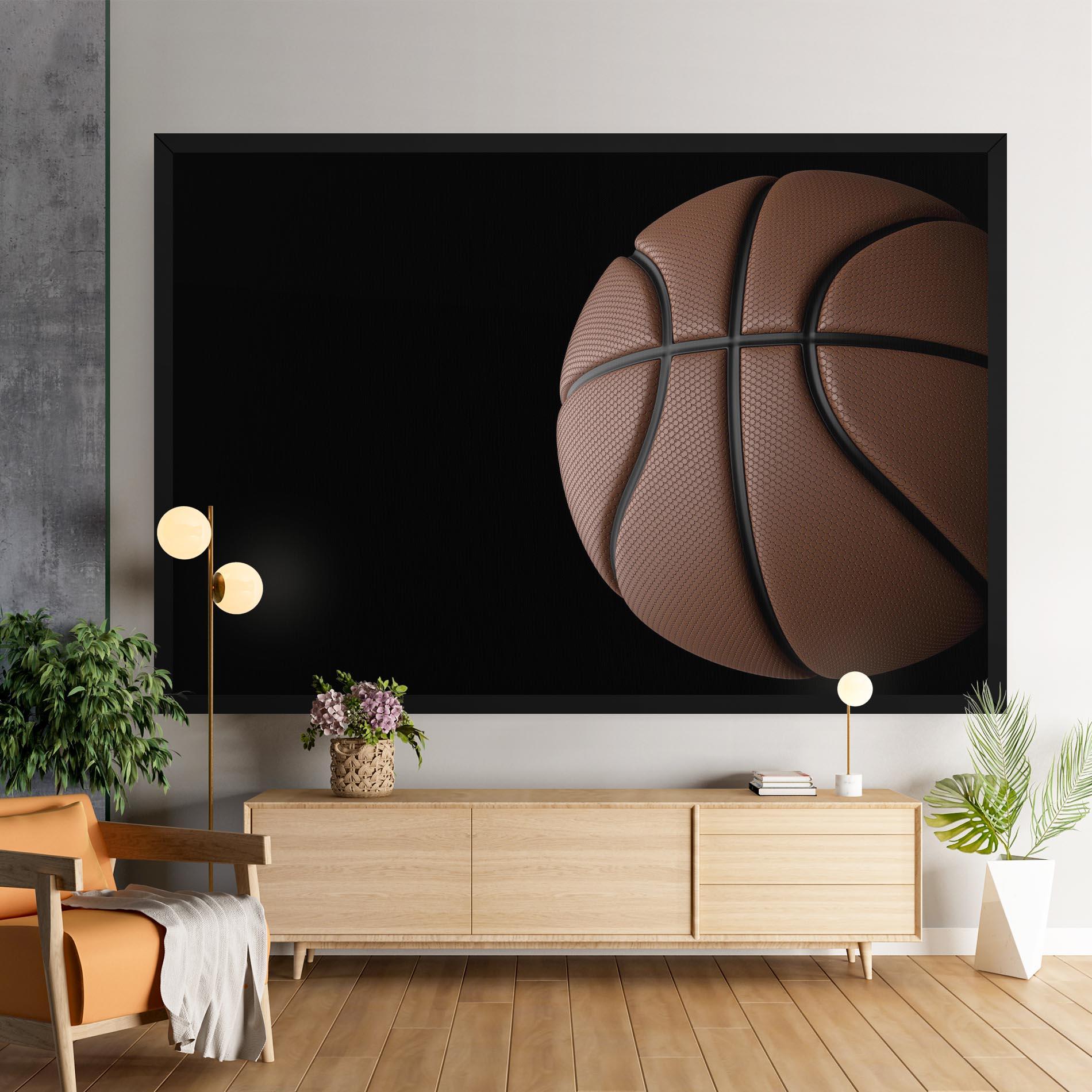 Vászonkép 3d Basketball Ball mockup 9