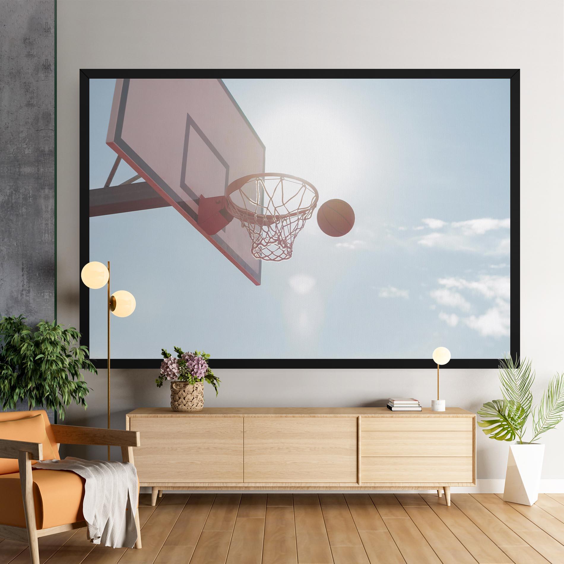 Vászonkép Basketball Hoop mockup 9
