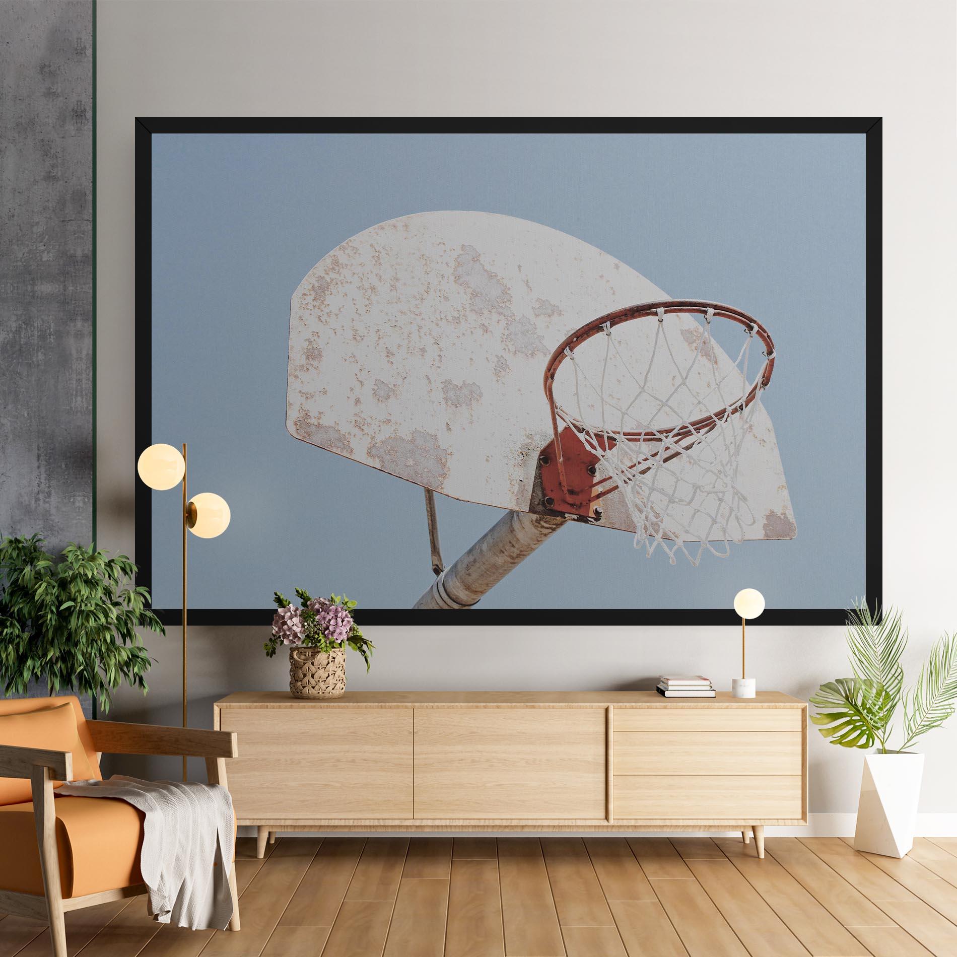 Vászonkép Old Basketball Hoop mockup 9