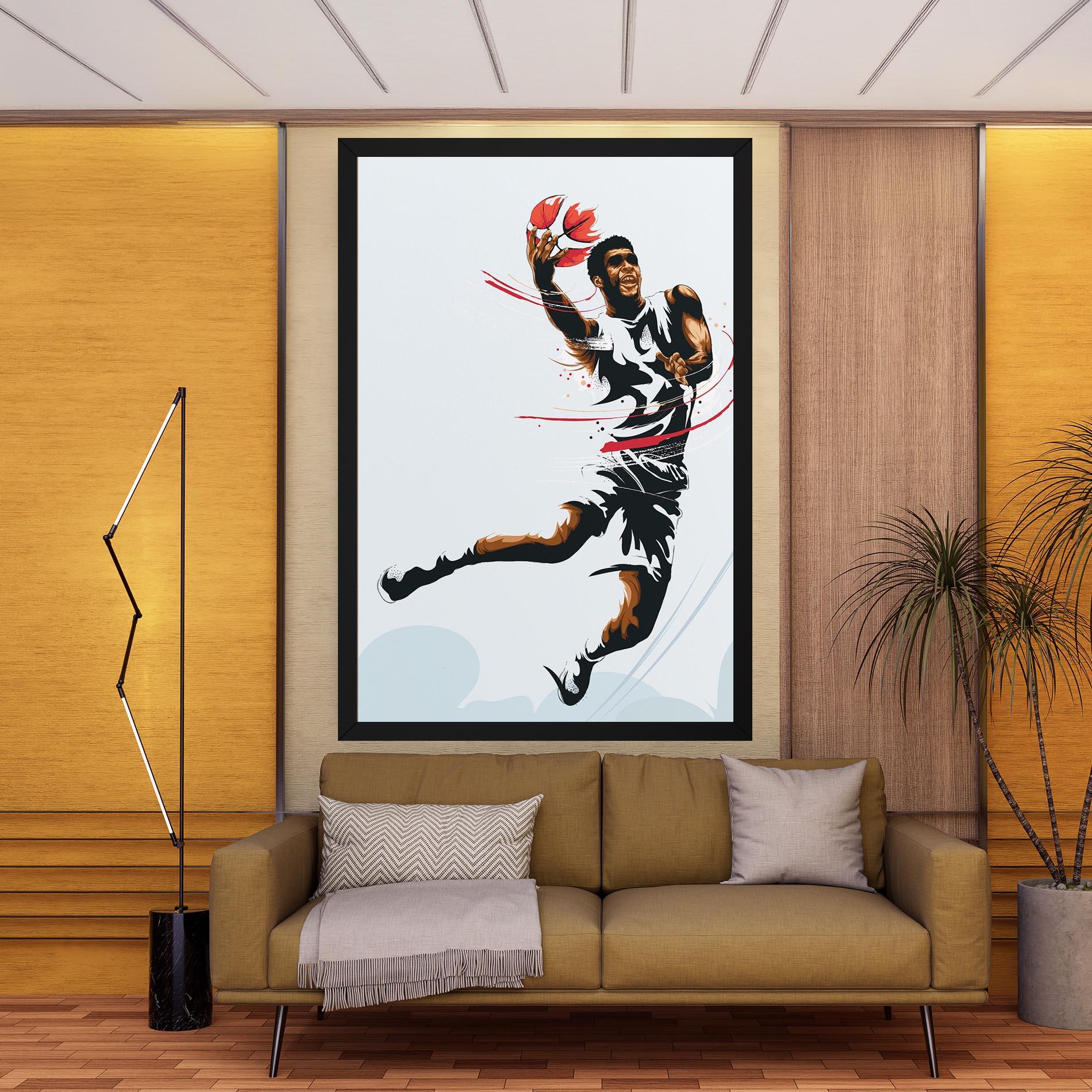Vászonkép Basketball Shot mockup 9