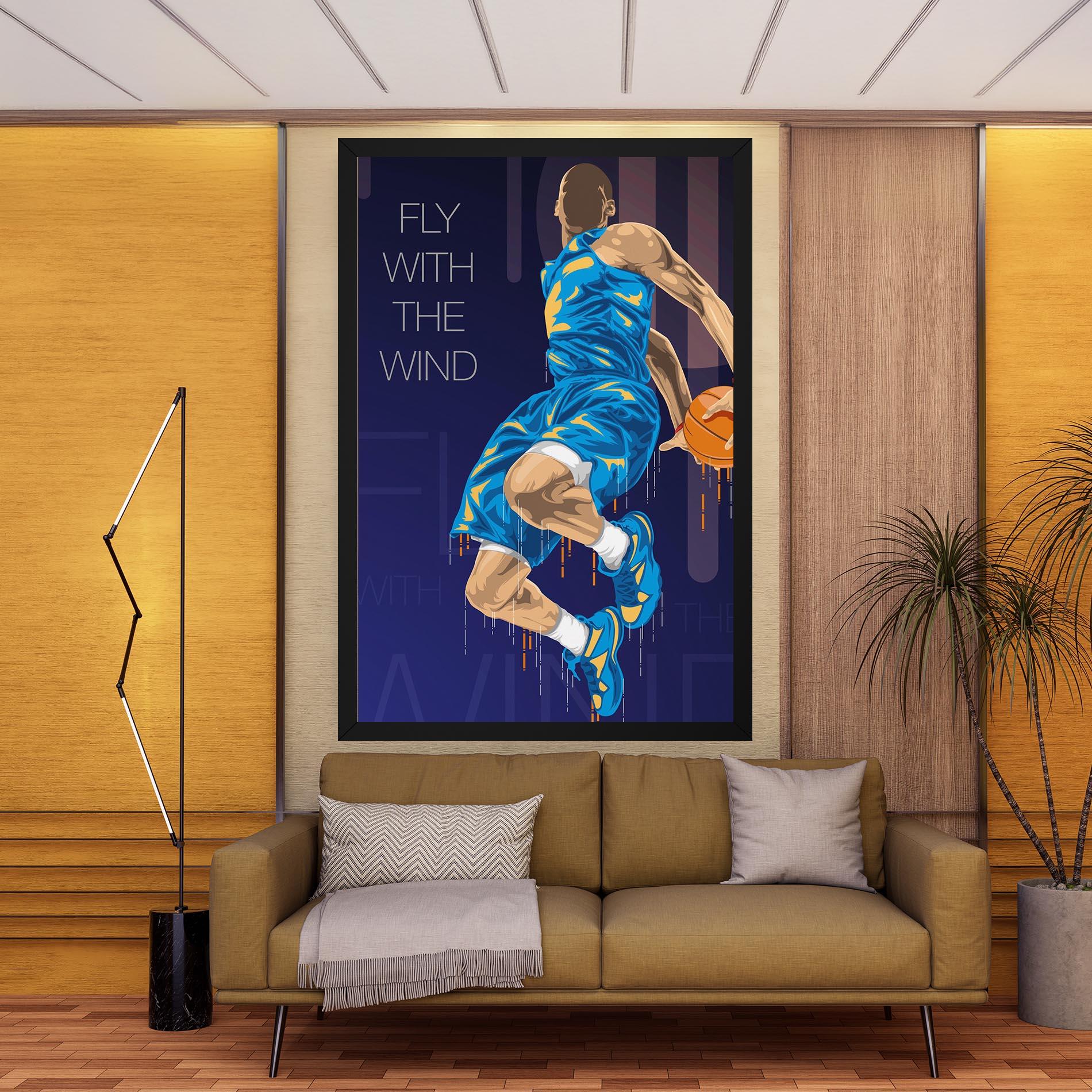 Vászonkép Fly With The Wind mockup 9