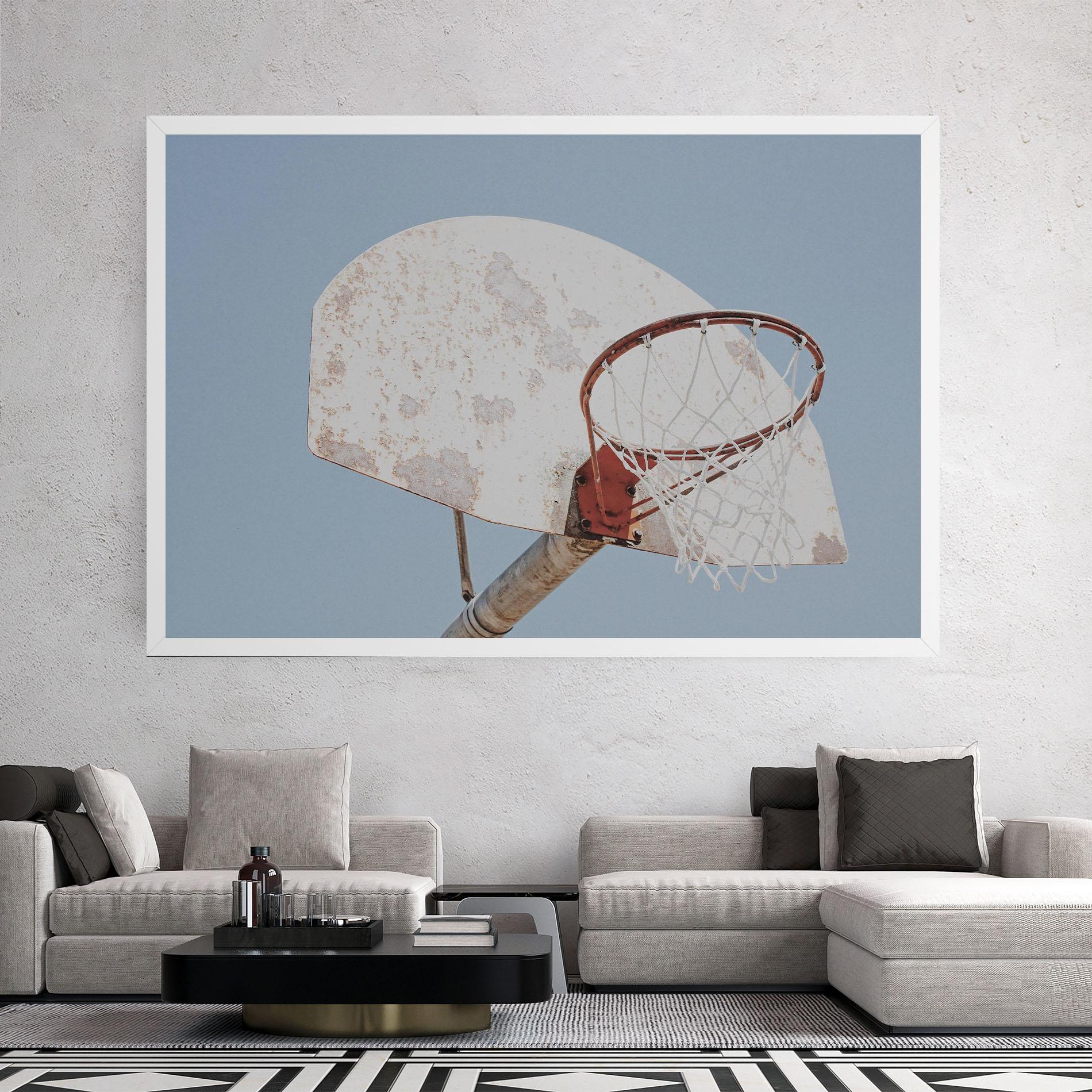 Vászonkép Old Basketball Hoop mockup 2