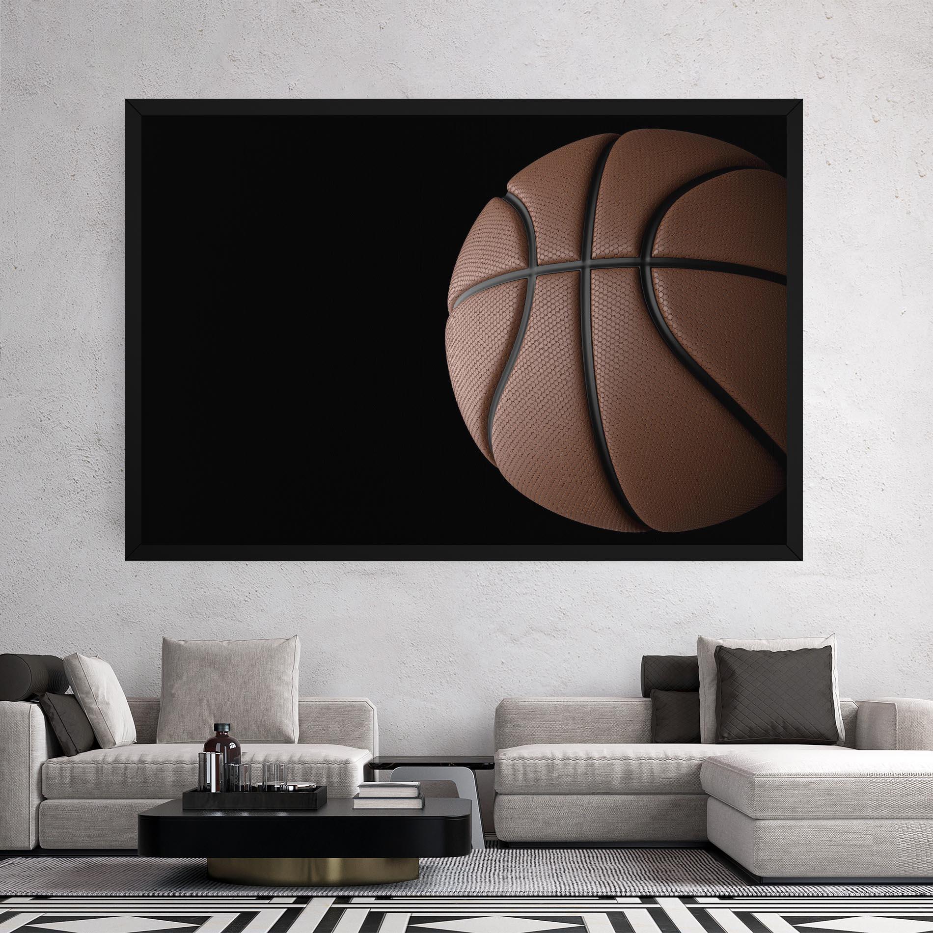 Vászonkép 3d Basketball Ball mockup 2
