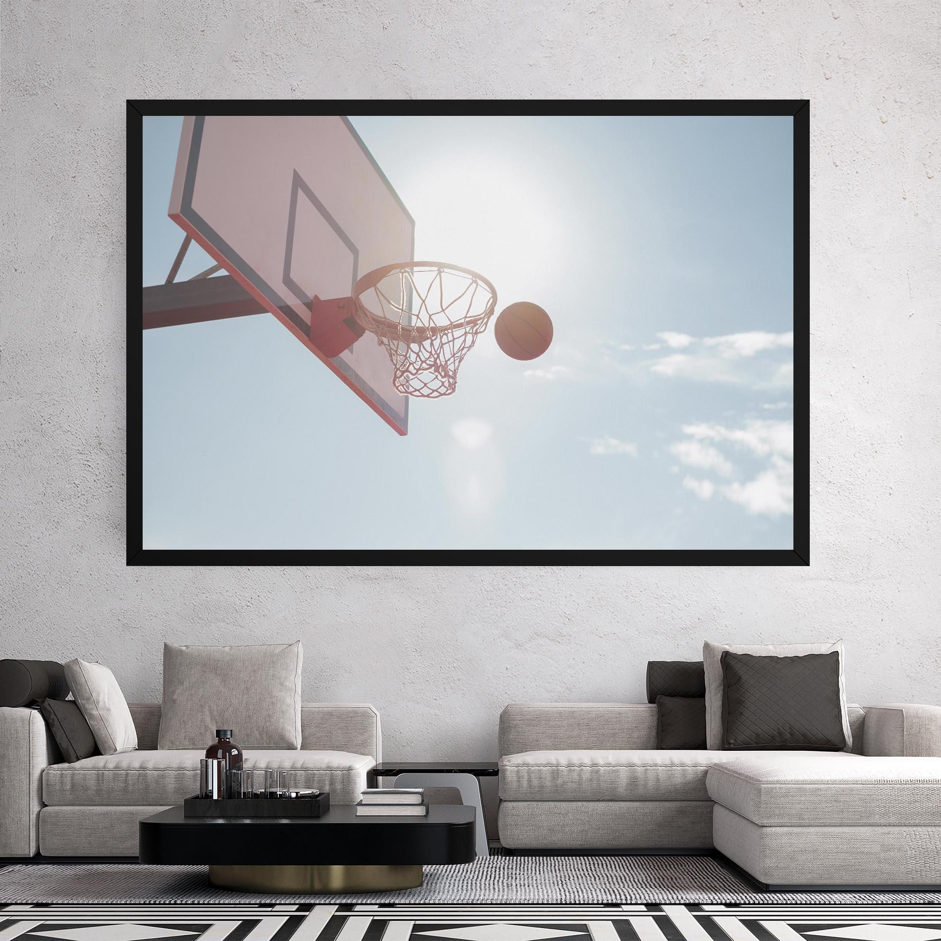 Vászonkép Basketball Hoop mockup 2