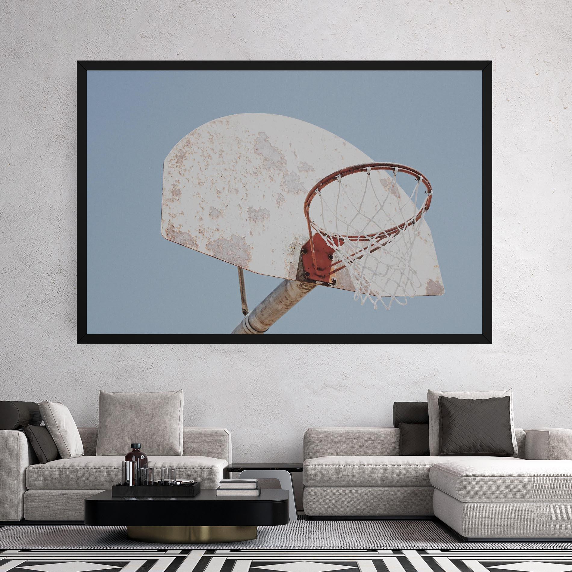 Vászonkép Old Basketball Hoop mockup 2