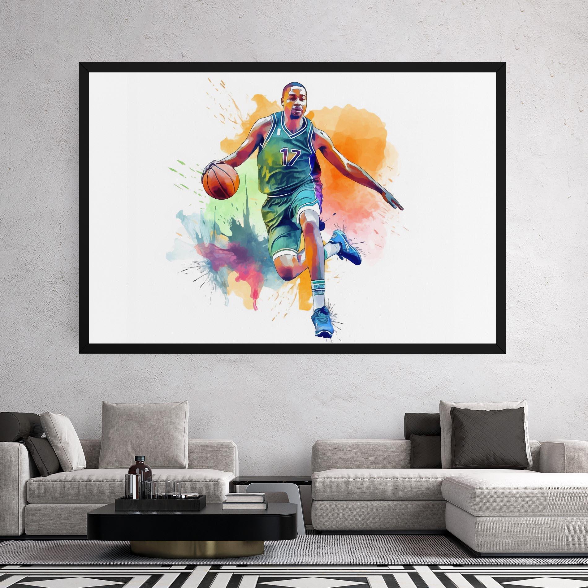 Vászonkép Playing Basket mockup 2