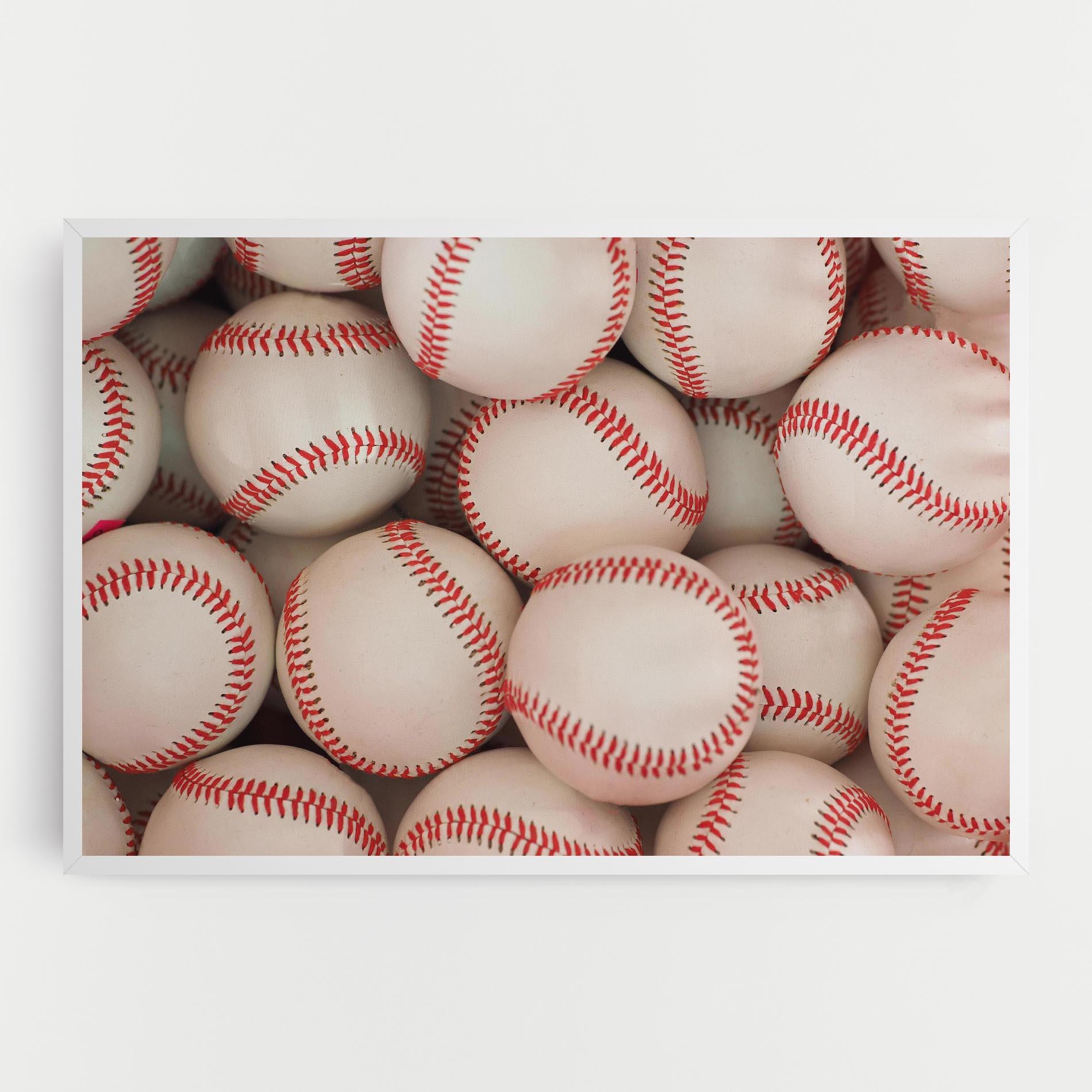 Vászonkép Baseball Balls Stack mockup 0