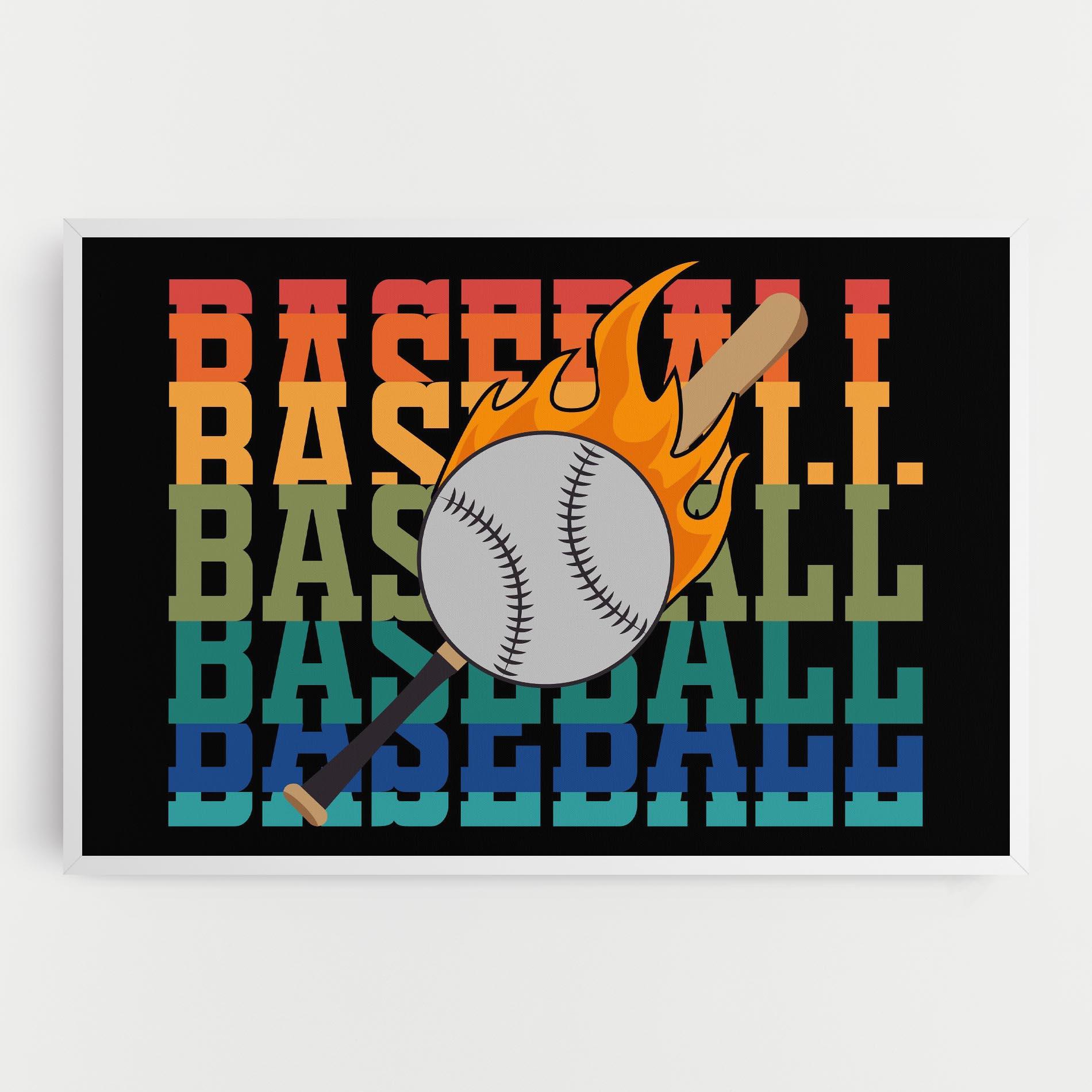 Vászonkép Baseball Color mockup 0