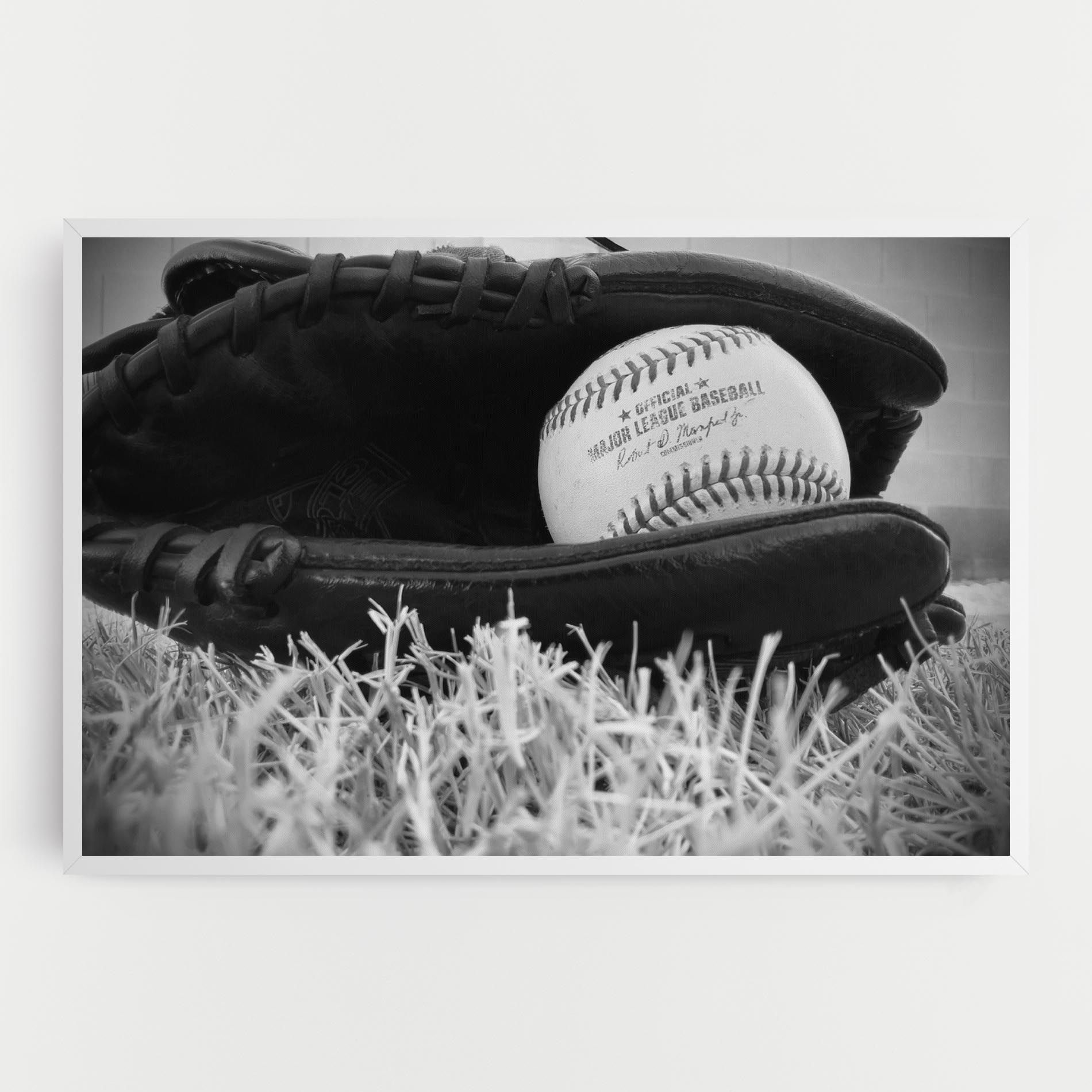 Black Baseball Glove mockup 0