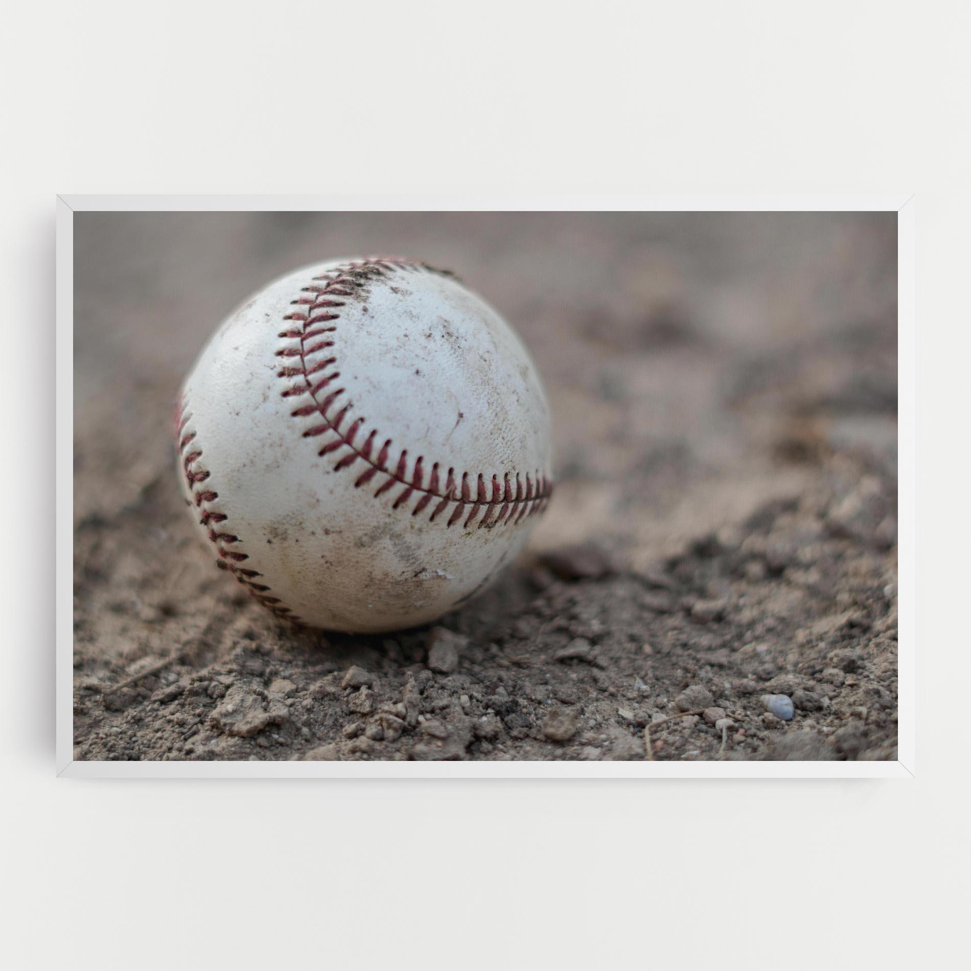 Vászonkép Dusty Baseball Ball mockup 0