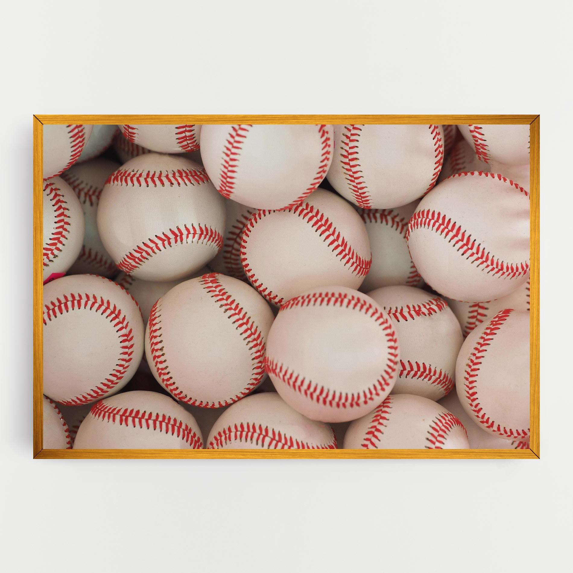 Vászonkép Baseball Balls Stack mockup 0