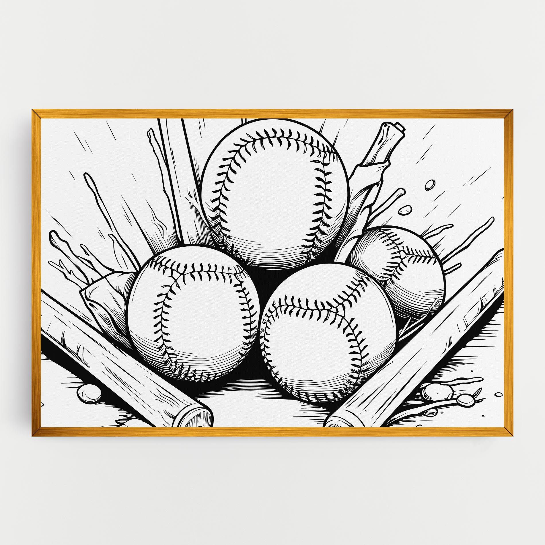 Big Baseball Ball mockup 0