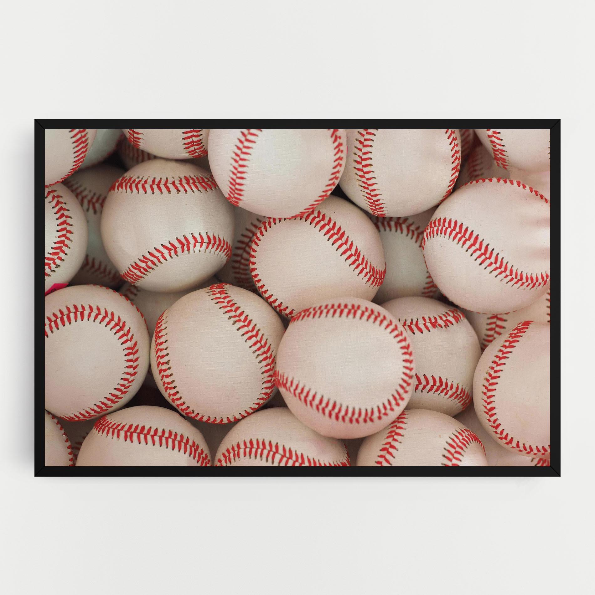 Vászonkép Baseball Balls Stack mockup 0