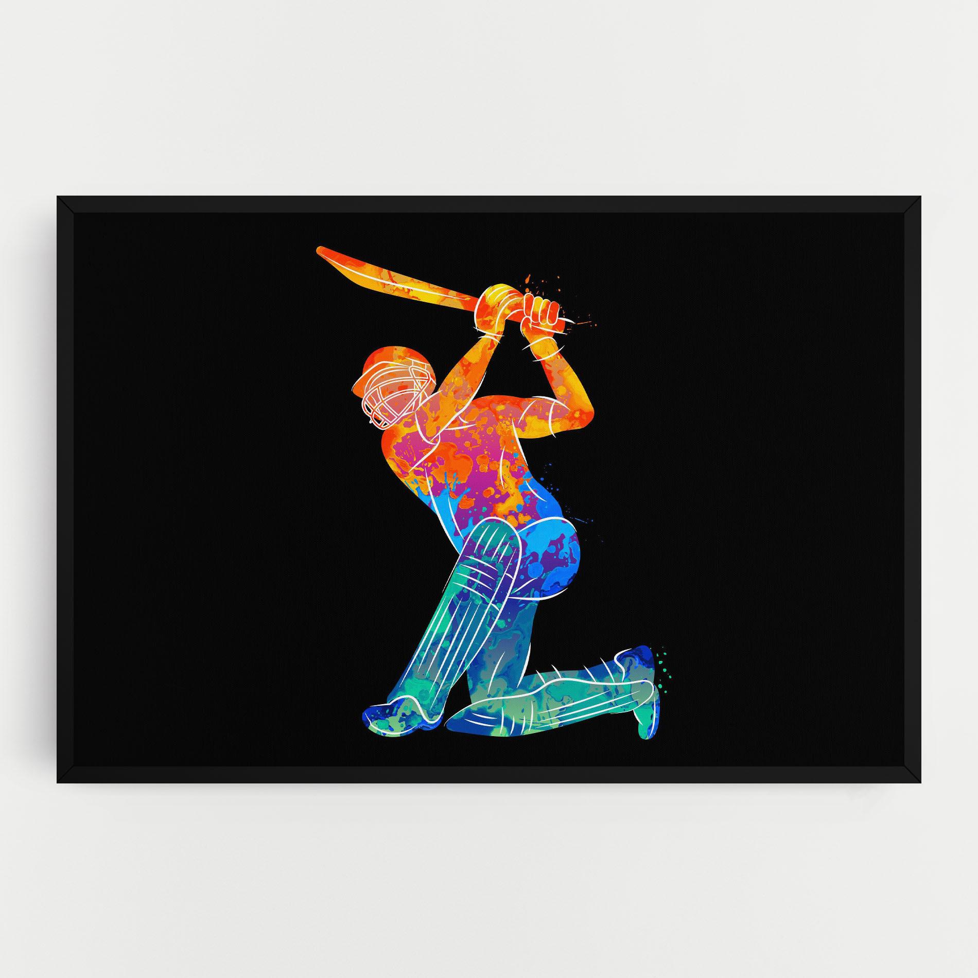 Vászonkép Baseball Color Art mockup 0